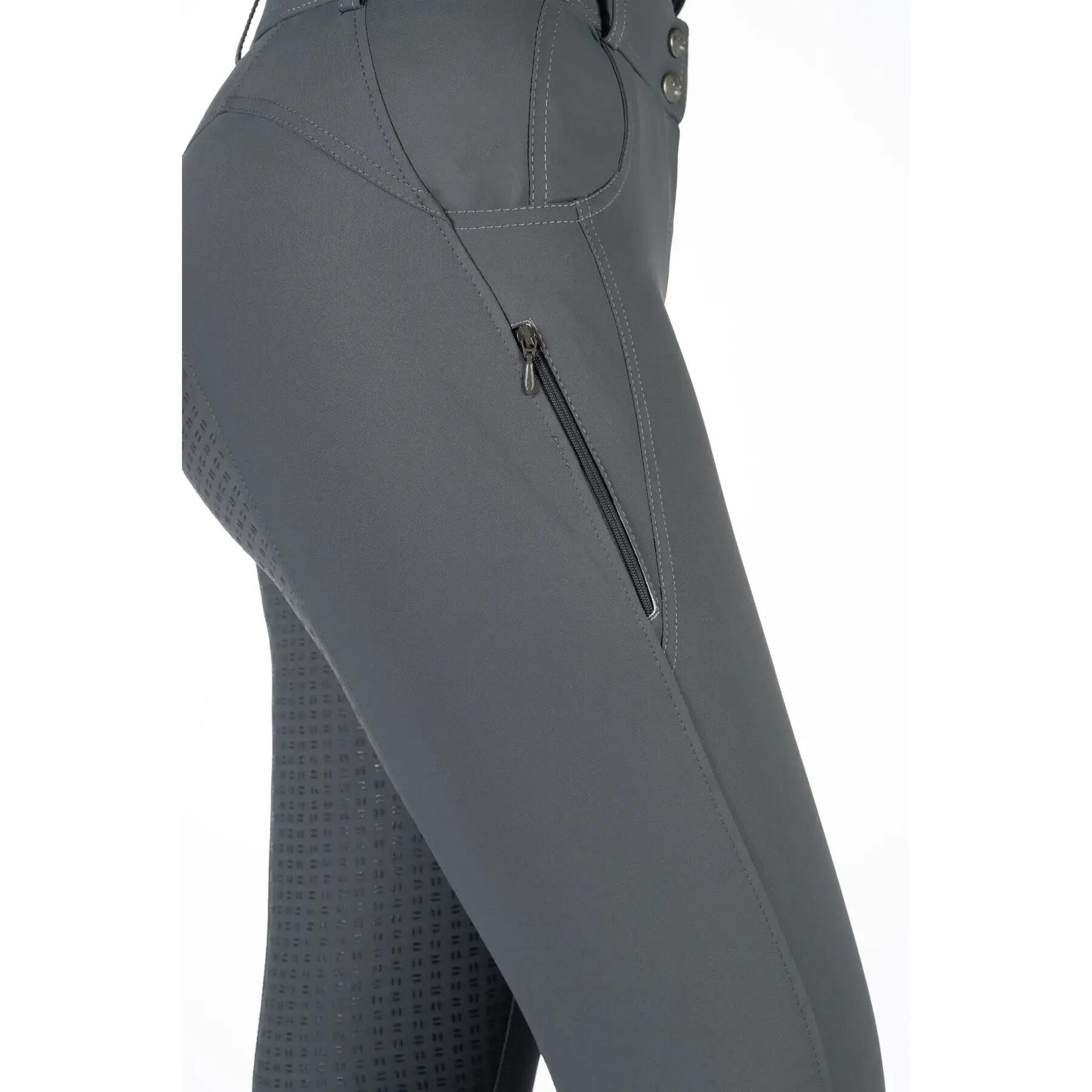 Calças de Equitação em Silicone Mid Grip Senhora HKM Ari 5/5