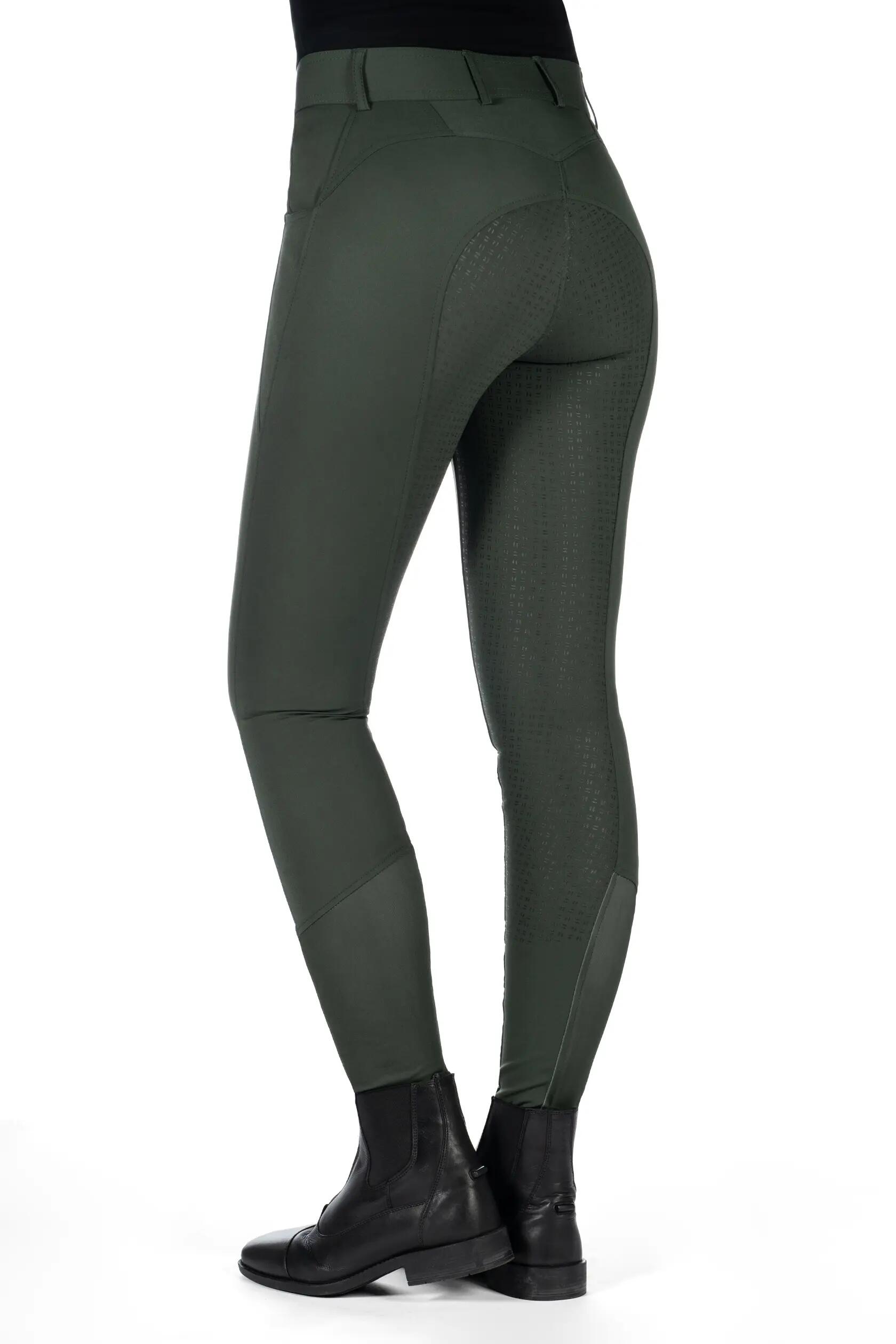 Pantalón de equitación con grip medio mujer HKM Ari 7/7