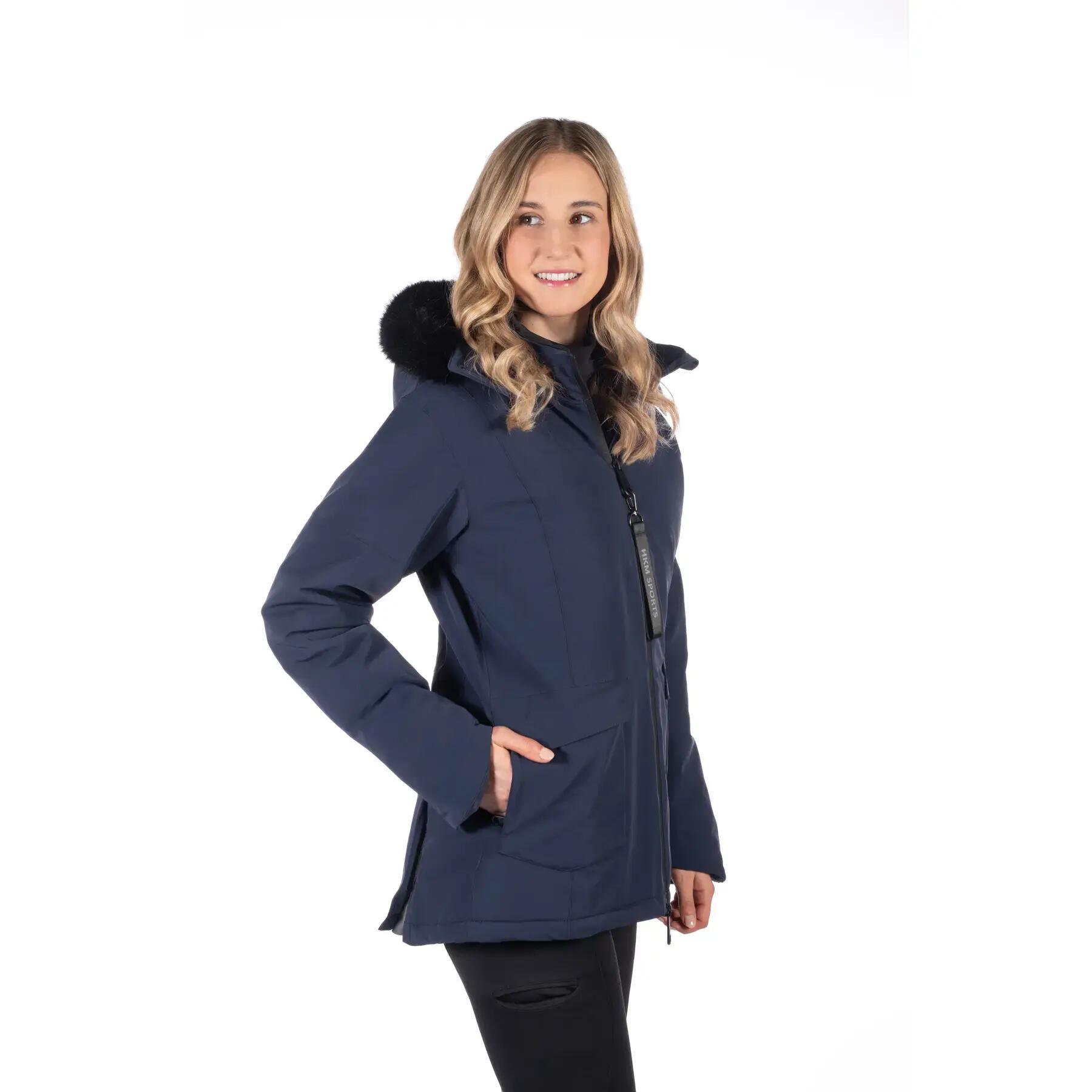Impermeabile da equitazione con cappuccio da donna HKM Minnesota 3/5