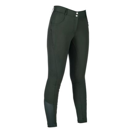 Spodnie jeździeckie silikonowe mid grip damskie HKM Ari