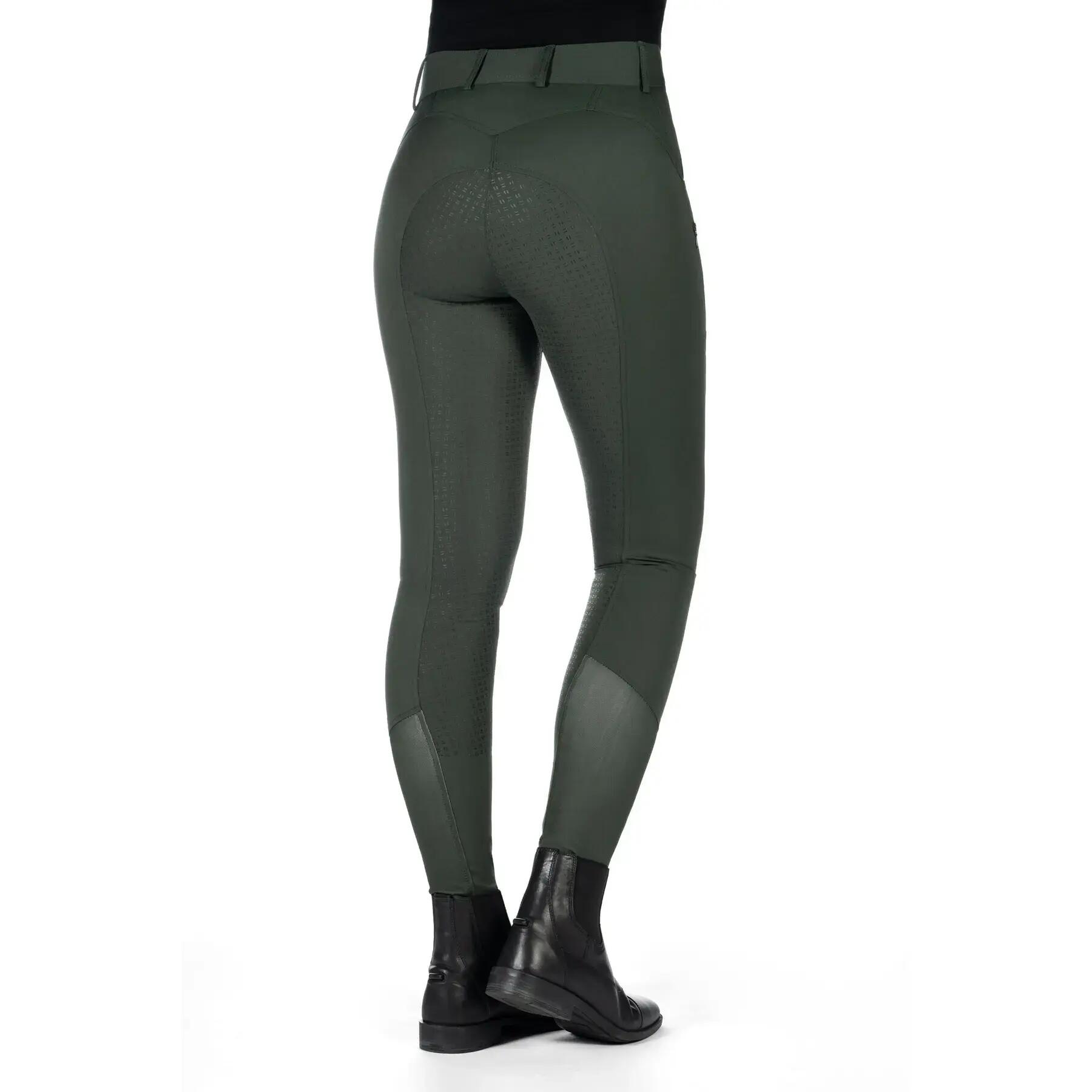 Calças de equitação Mid grip para raparigas HKM Ari 4/5