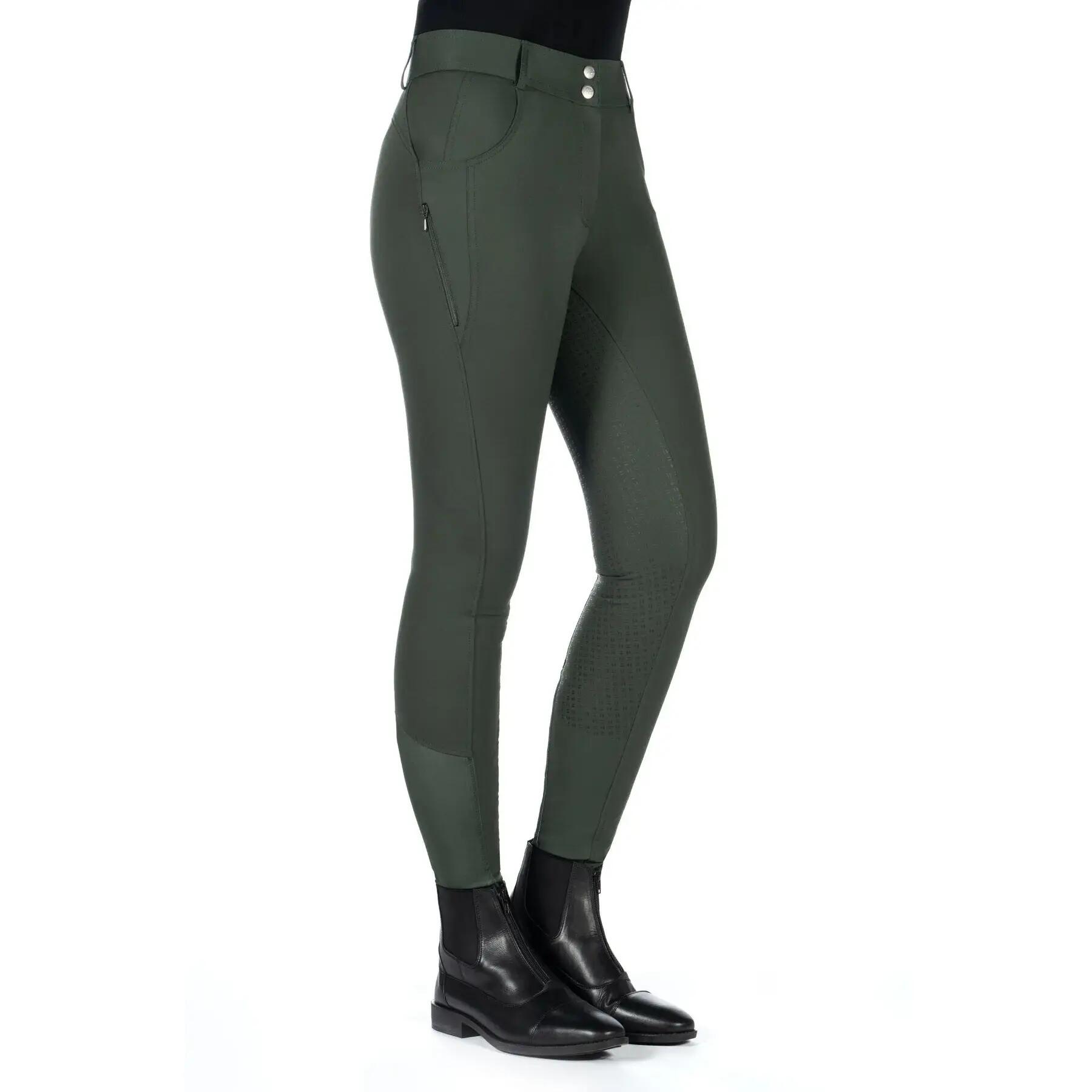 Calças de equitação Mid grip para raparigas HKM Ari 2/5