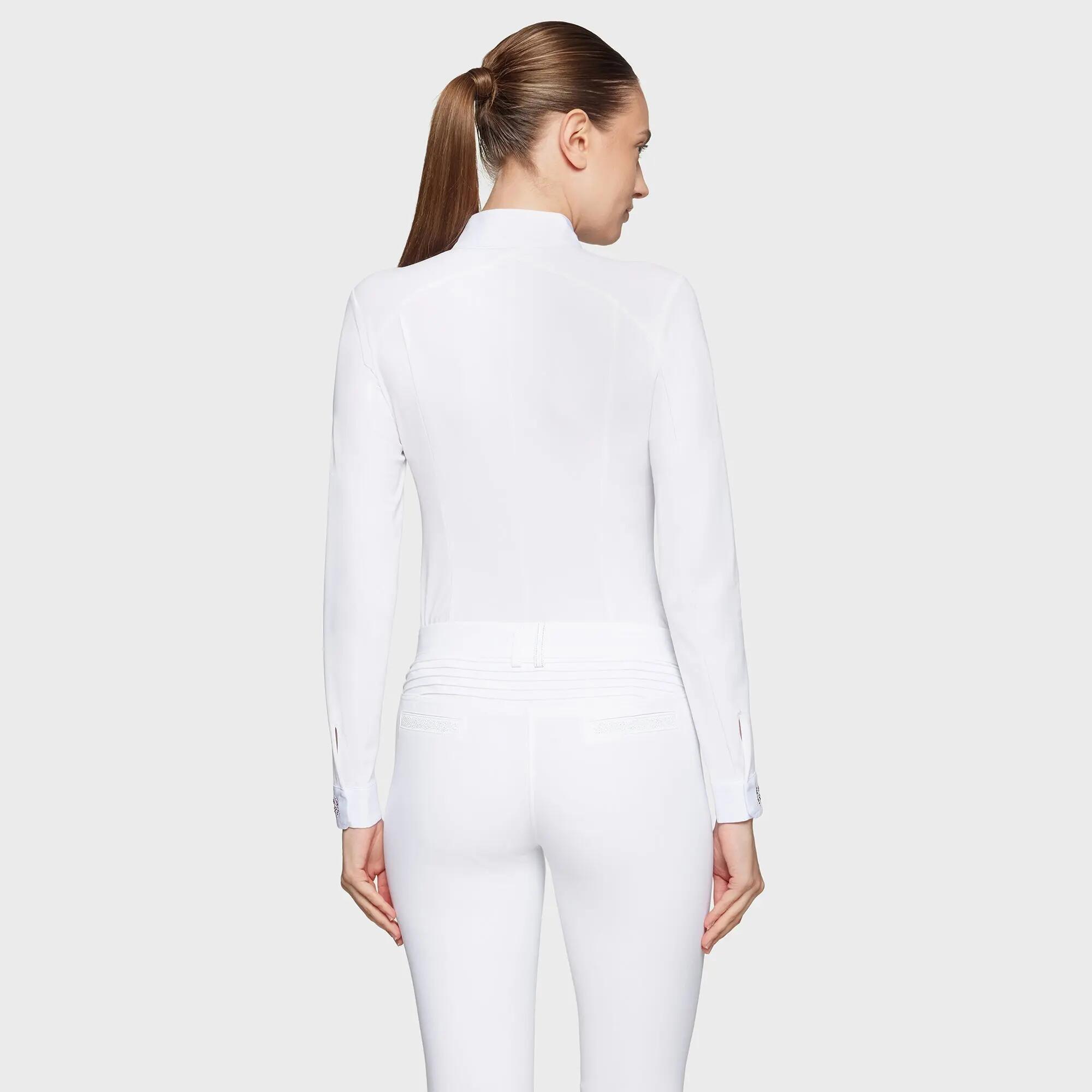 Samshield Wedstrijdshirt Aline Crystal Blauw - 6/7