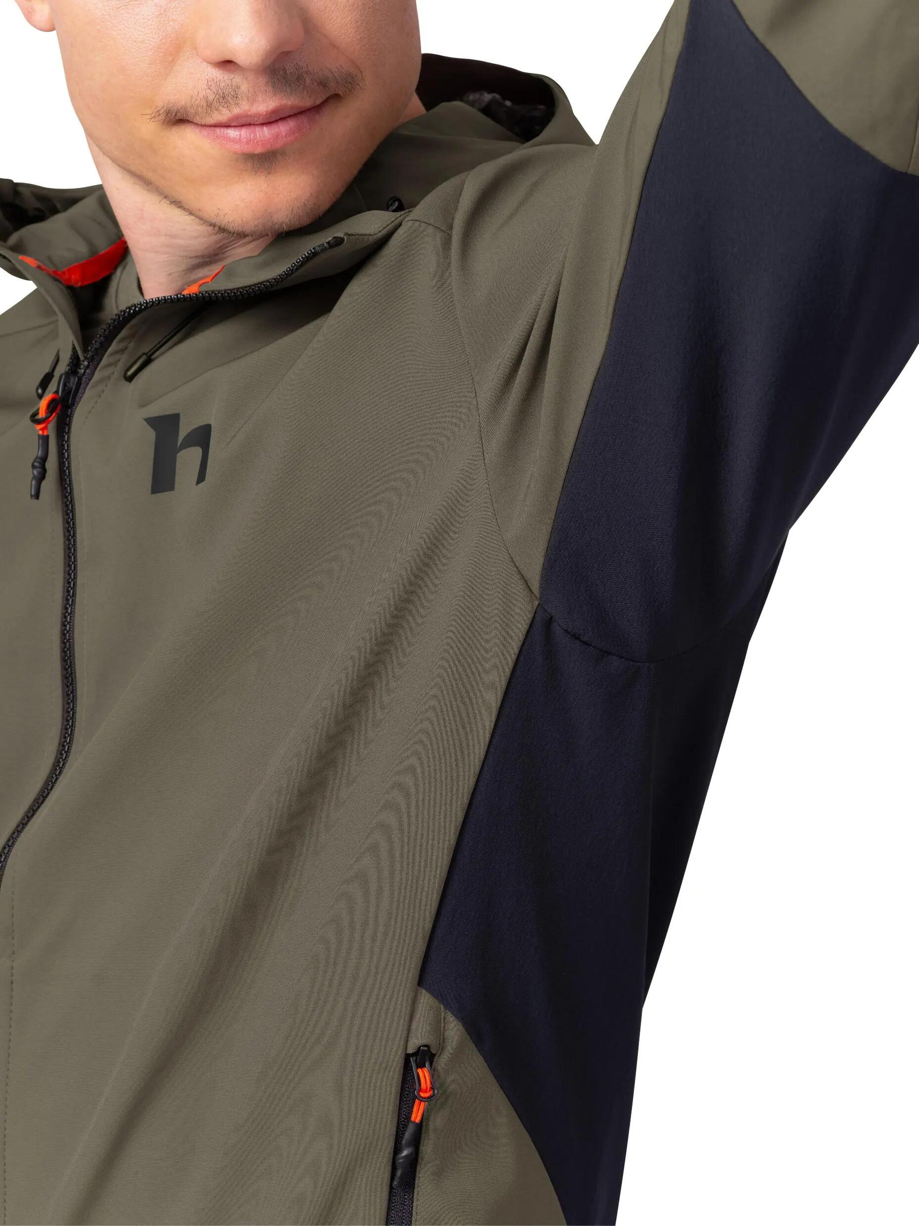Giacca da uomo con cappuccio in softshell elasticizzato Hannah 7/7