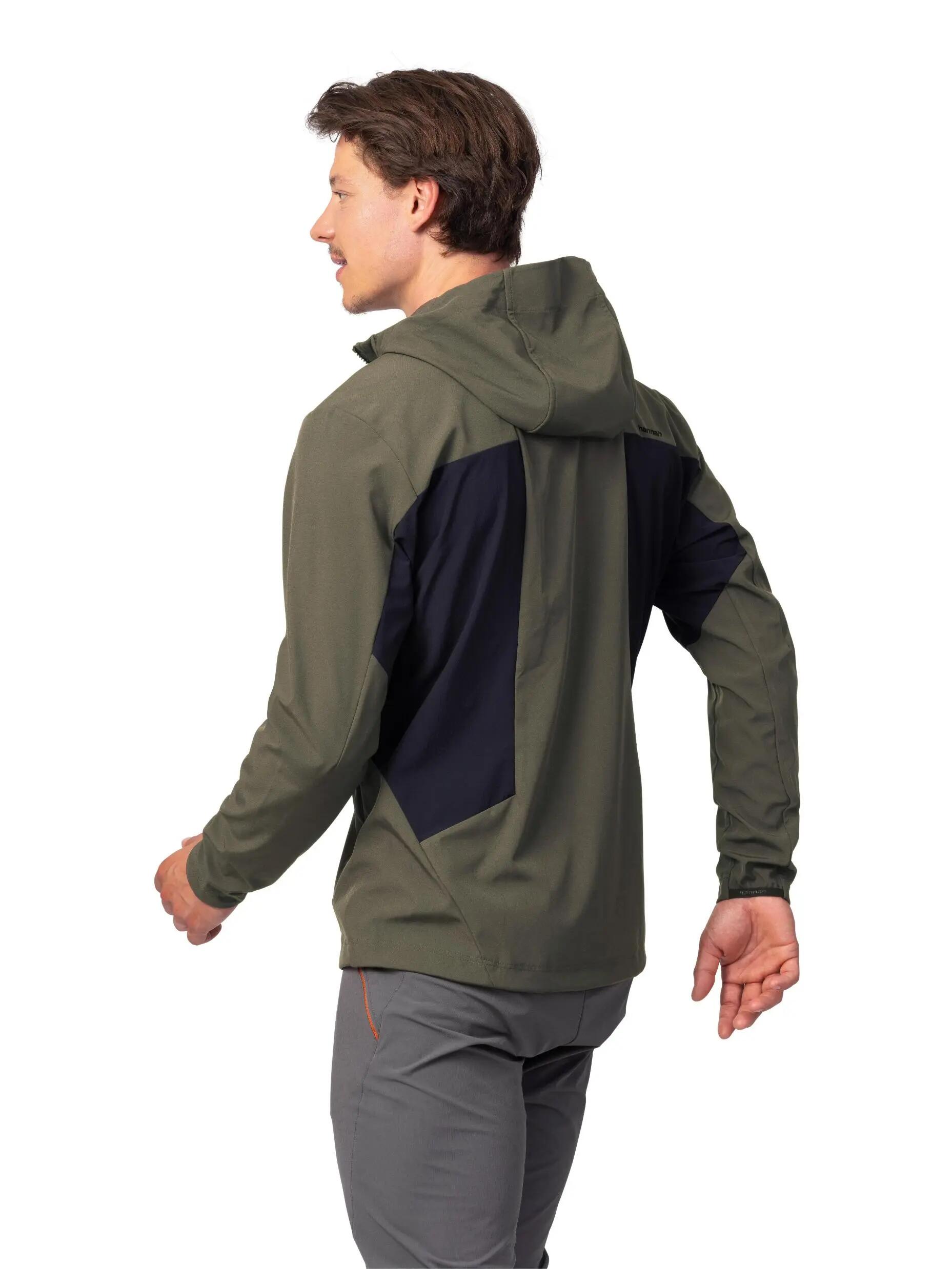Giacca da uomo con cappuccio in softshell elasticizzato Hannah 6/7