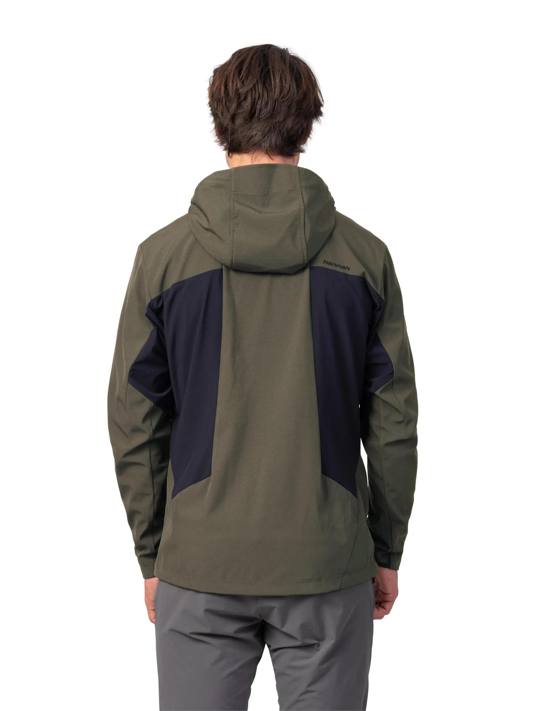 Giacca da uomo con cappuccio in softshell elasticizzato Hannah 5/7