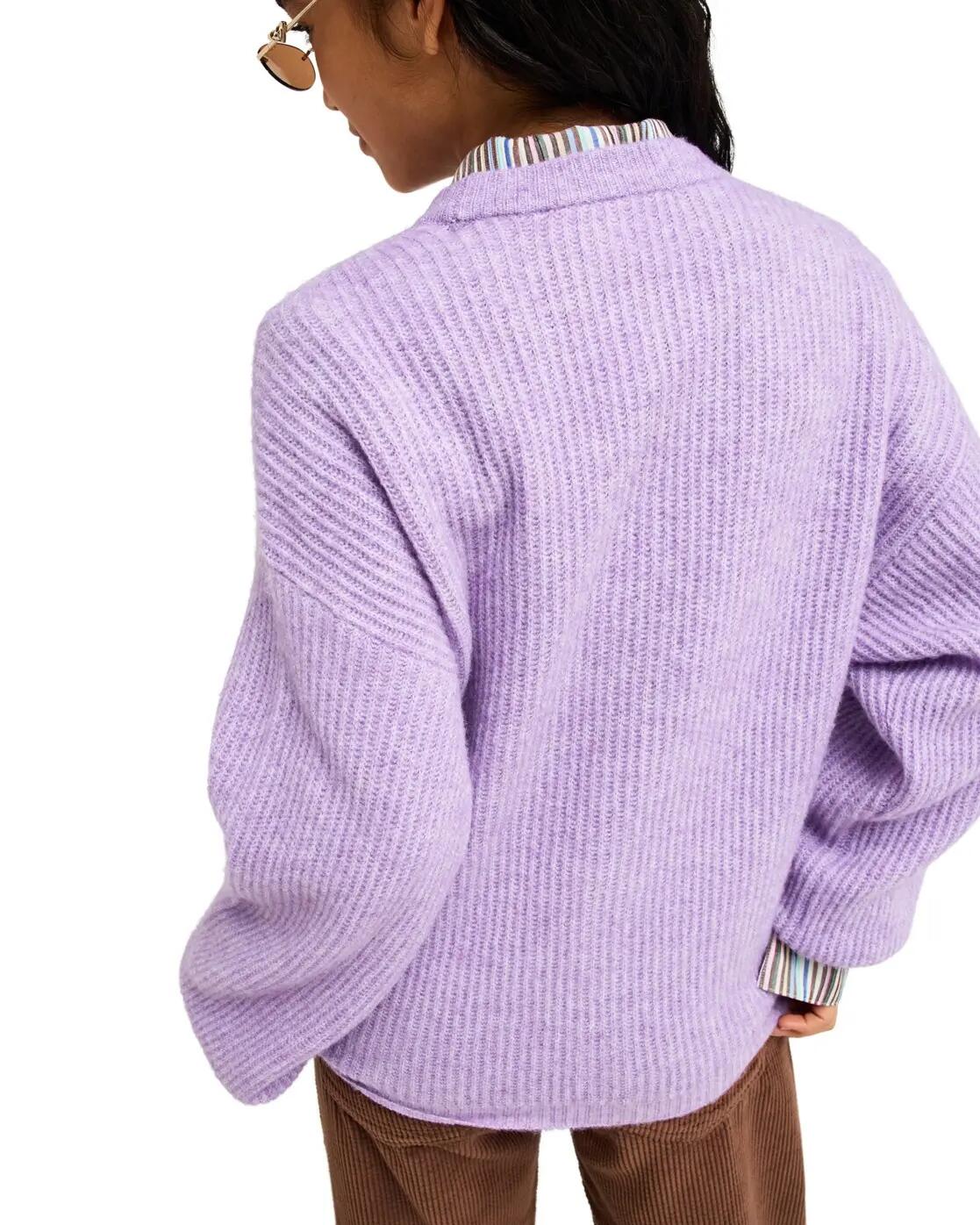 Gilet DEEP AS THE OCEAN Violet Femme 2/4