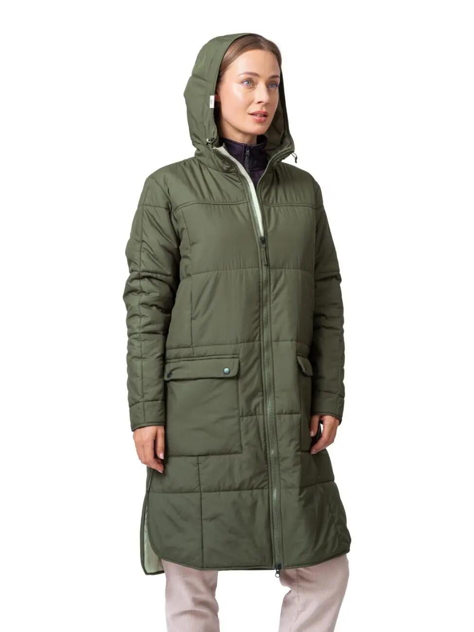 Hannah: gewatteerde winterjas met capuchon voor dames 7/7