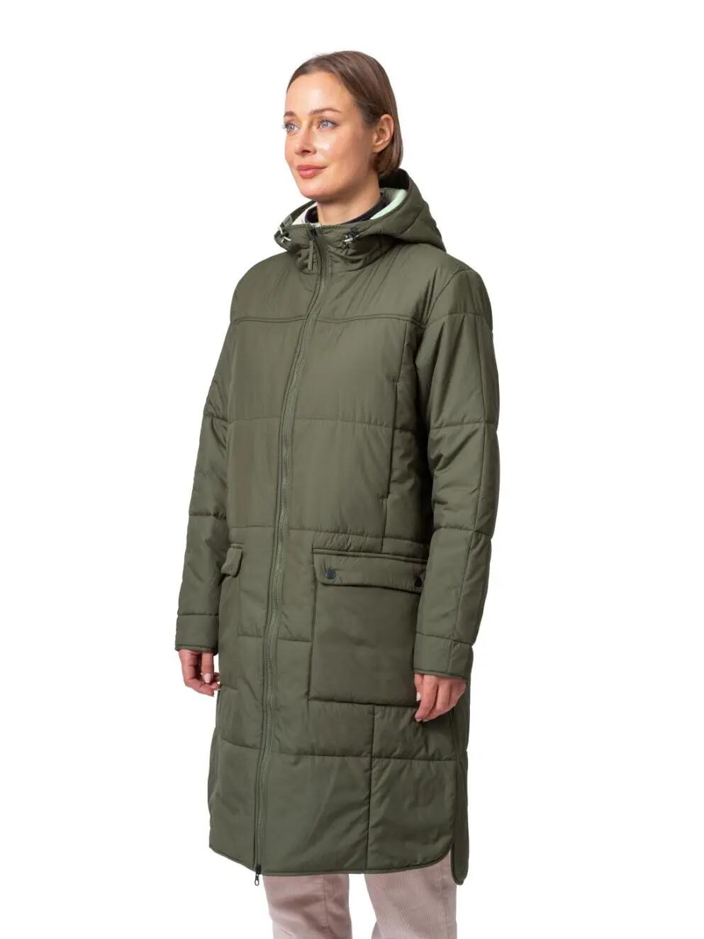 Hannah: gewatteerde winterjas met capuchon voor dames 6/7
