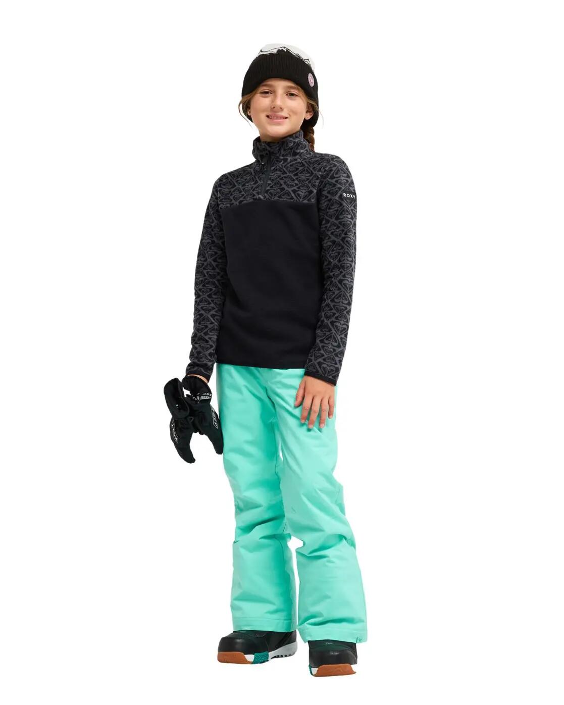 Polar técnico WHITECAMP HALF ZIP Negro Niña 4/4