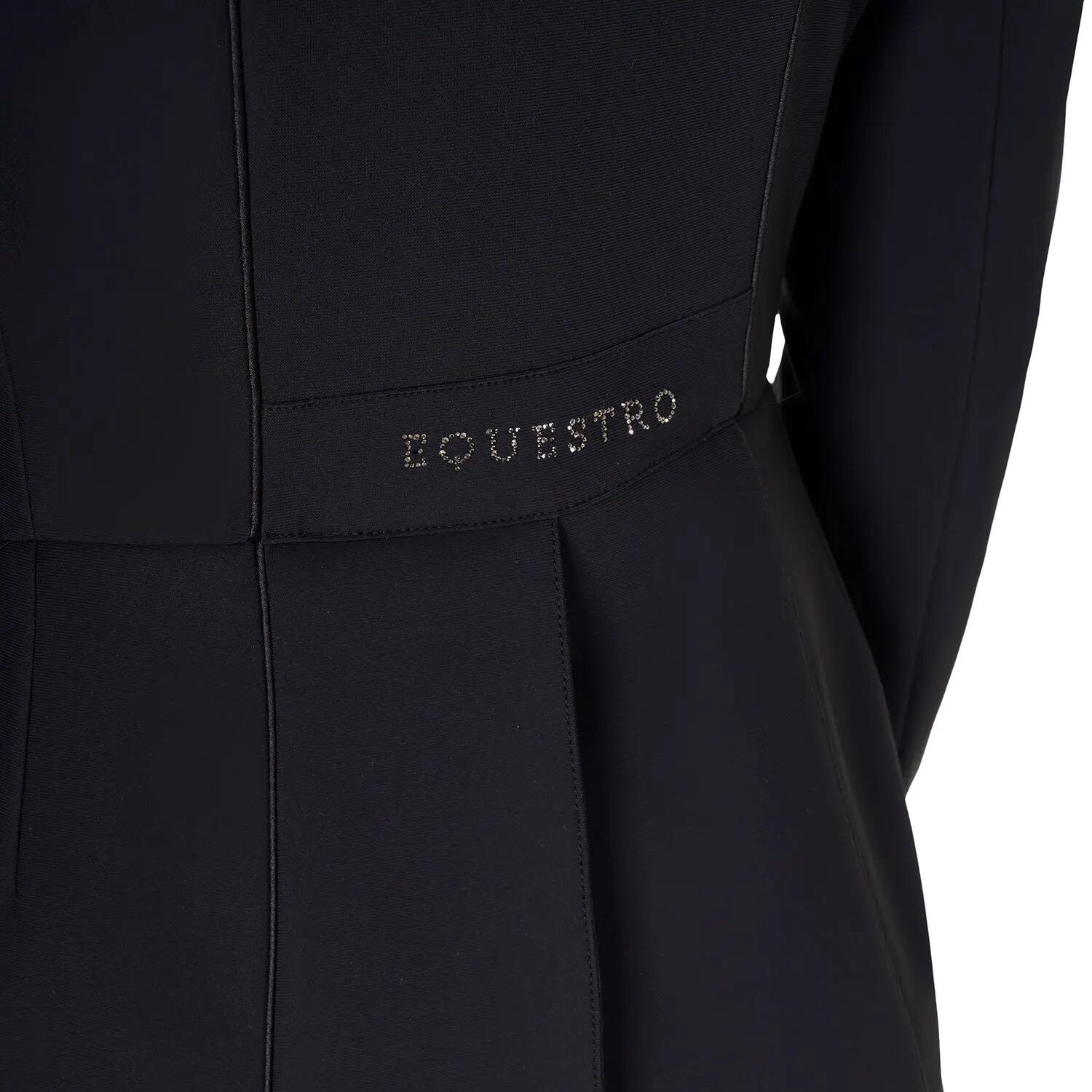Equestro Slipjas Strass Rain Dames Zwart - 3/6