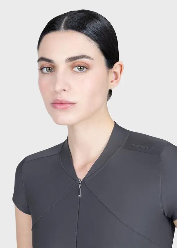 Camiseta Base Manga Corta Mujer Equitación Maximilian Velya Grafito 6/7