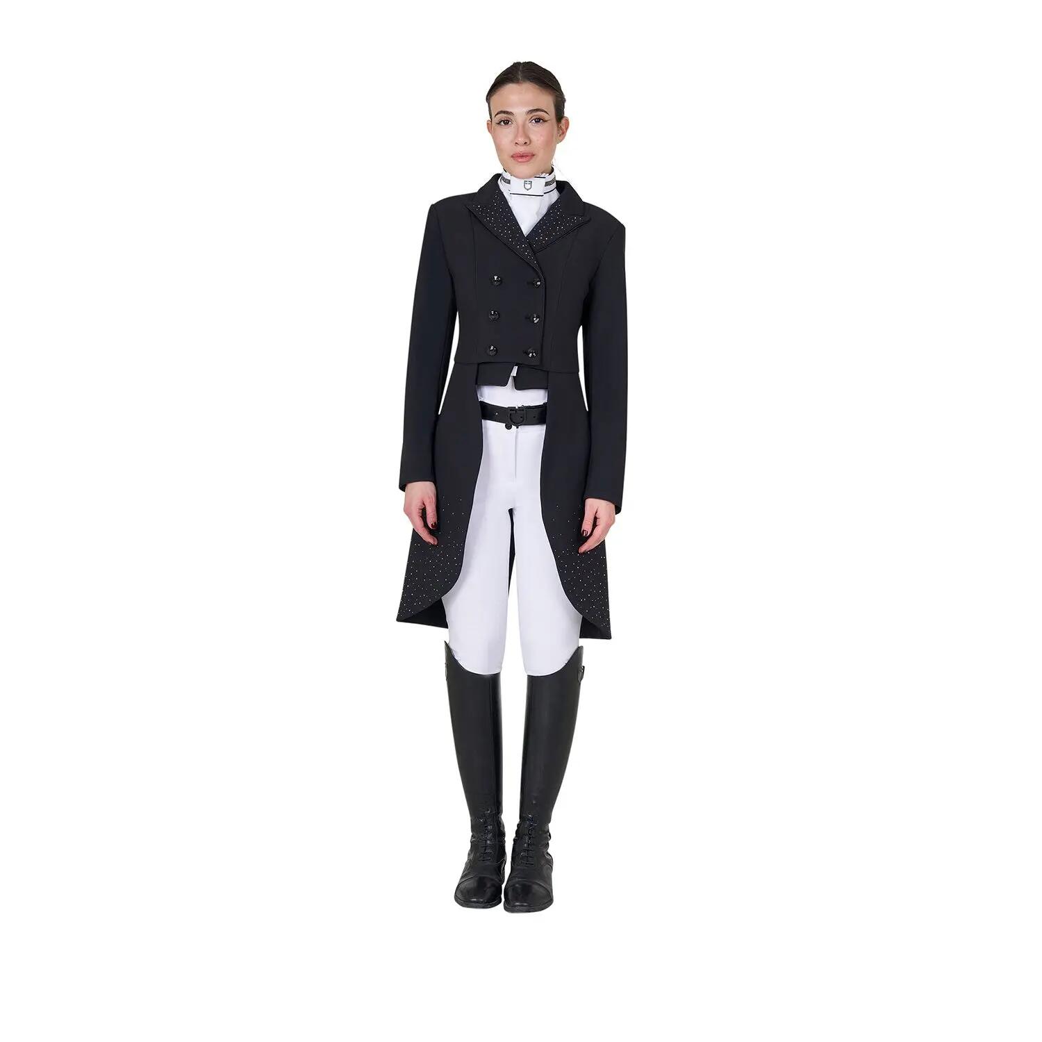 Equestro Slipjas Strass Rain Dames Zwart - 2/6
