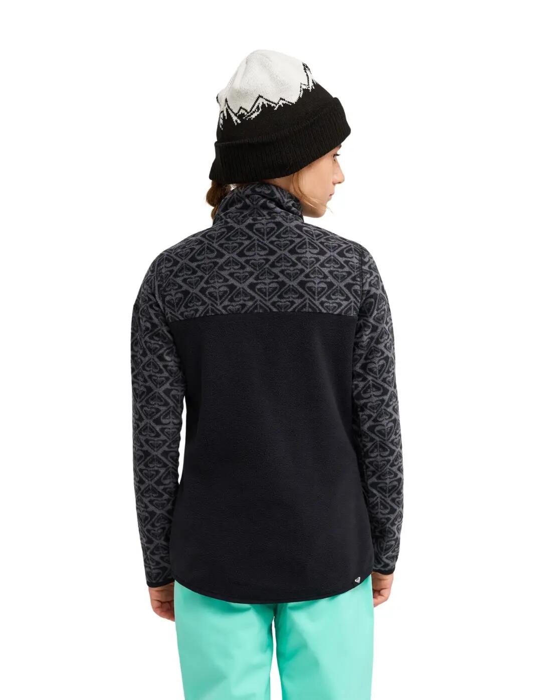 Polar técnico WHITECAMP HALF ZIP Negro Niña 2/4