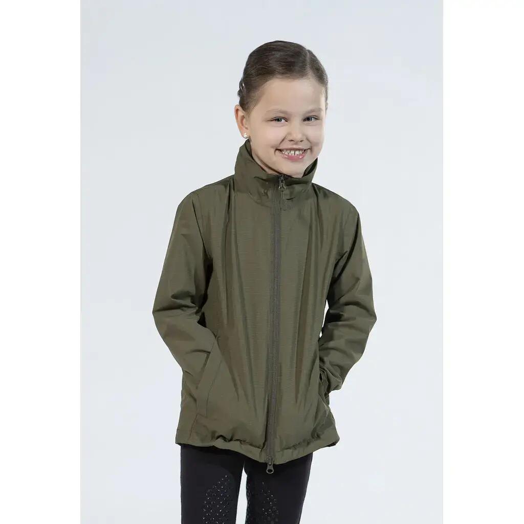 Veste équitation imperméable fille HKM Rainy Day 2/3