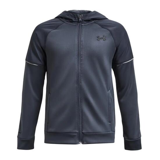 Sweat Zippé Marine Garçon Under Armour Storm