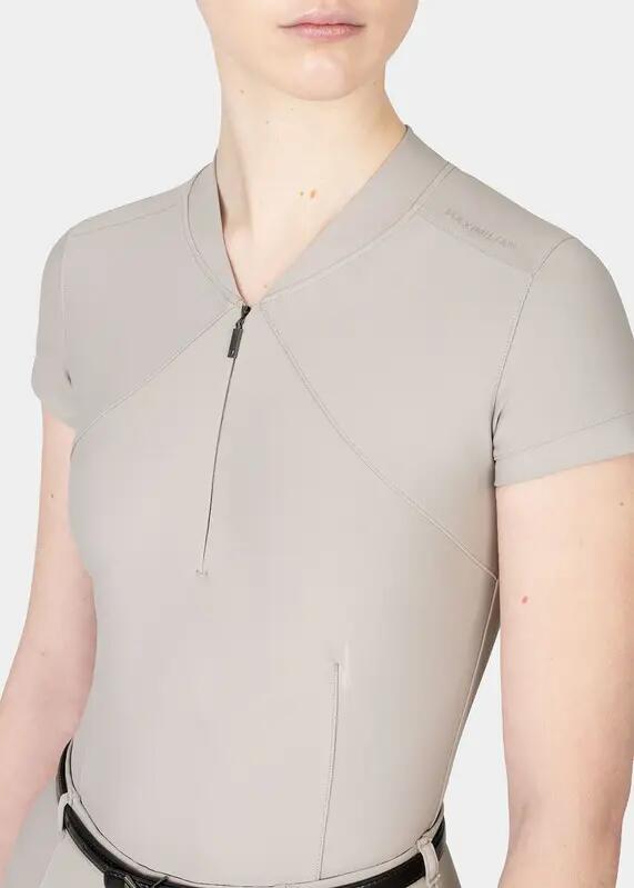 Camiseta Base Manga Corta Mujer Equitación Maximilian Velya Topo Suave 6/7