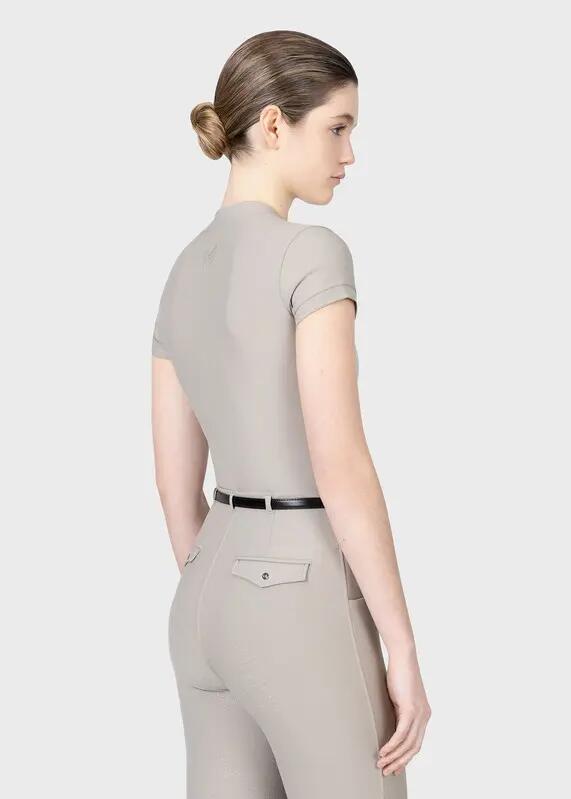 Camiseta Base Manga Corta Mujer Equitación Maximilian Velya Topo Suave 4/7