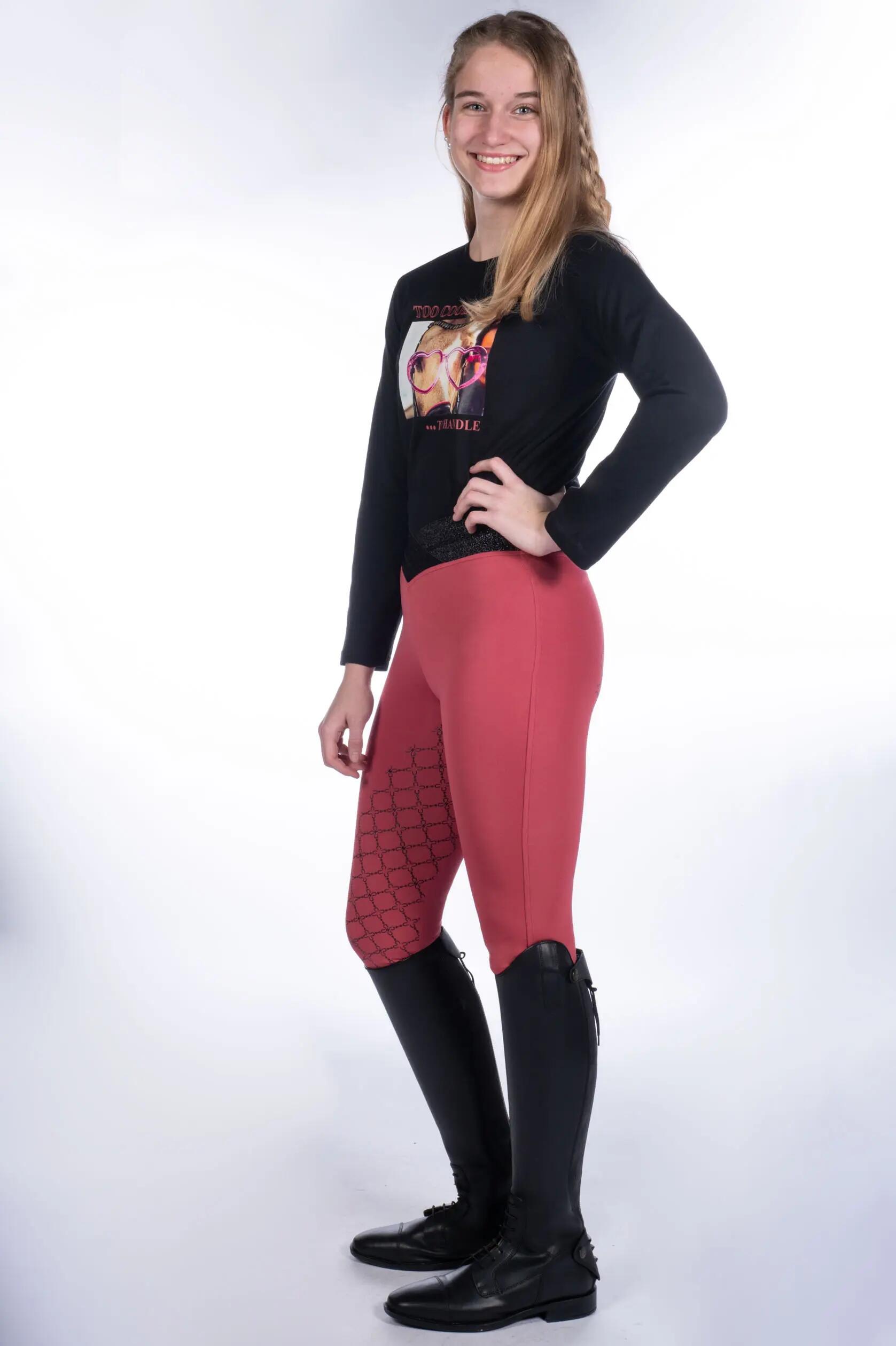T-shirt maniche lunghe bambina HKM Ruby Fun 5/7