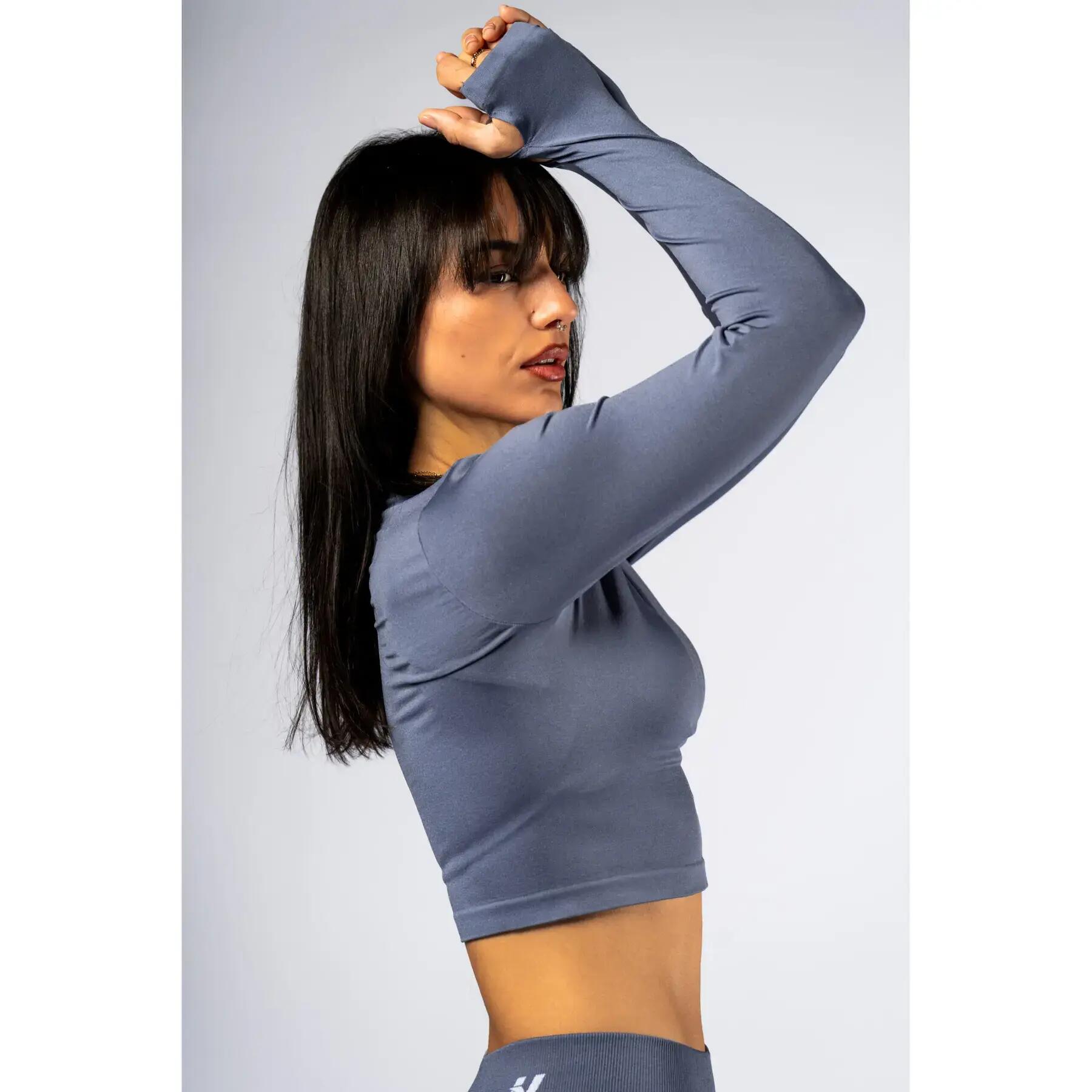 T-shirt manche longues femme Nebbia Power Crop Top 3/5