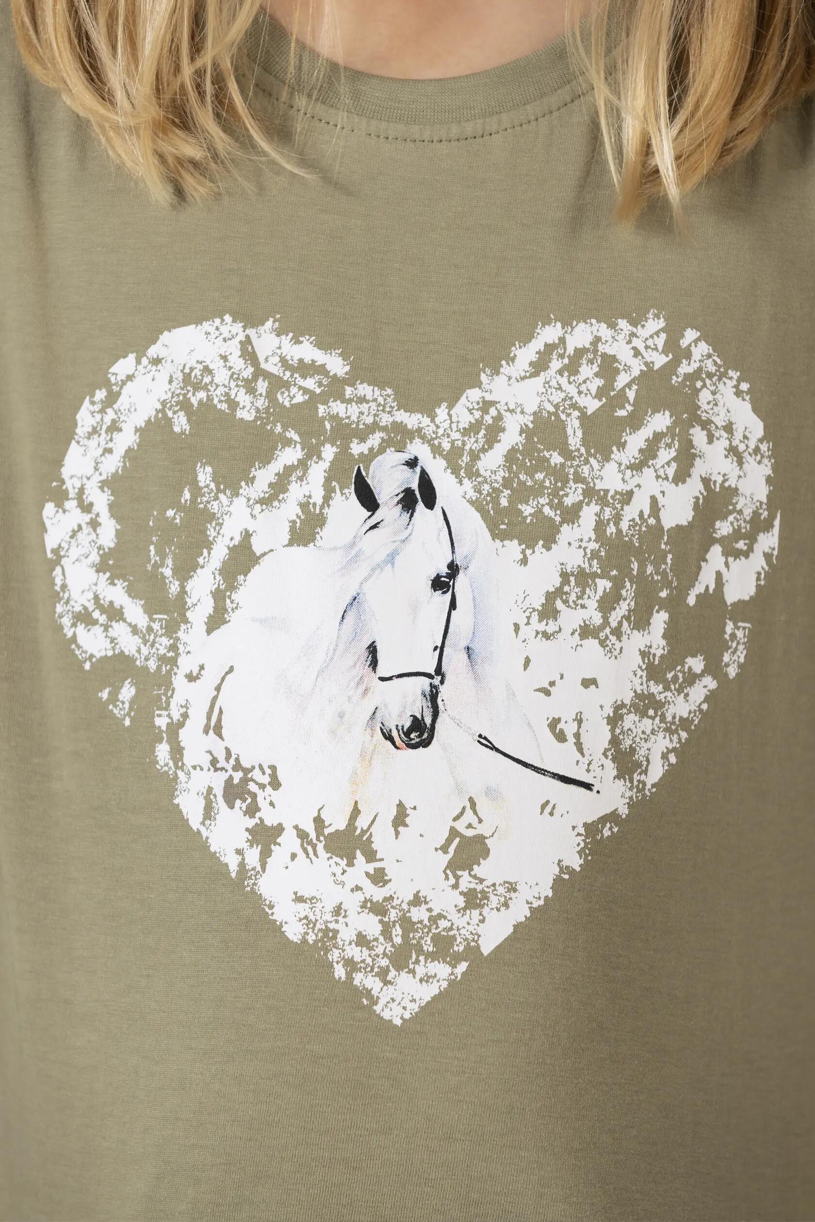 T-shirt maniche lunghe bambina HKM Horse Spirit 4/6