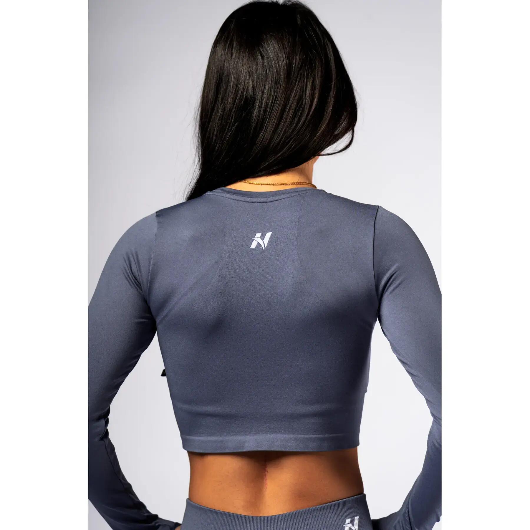 T-shirt manche longues femme Nebbia Power Crop Top 2/5