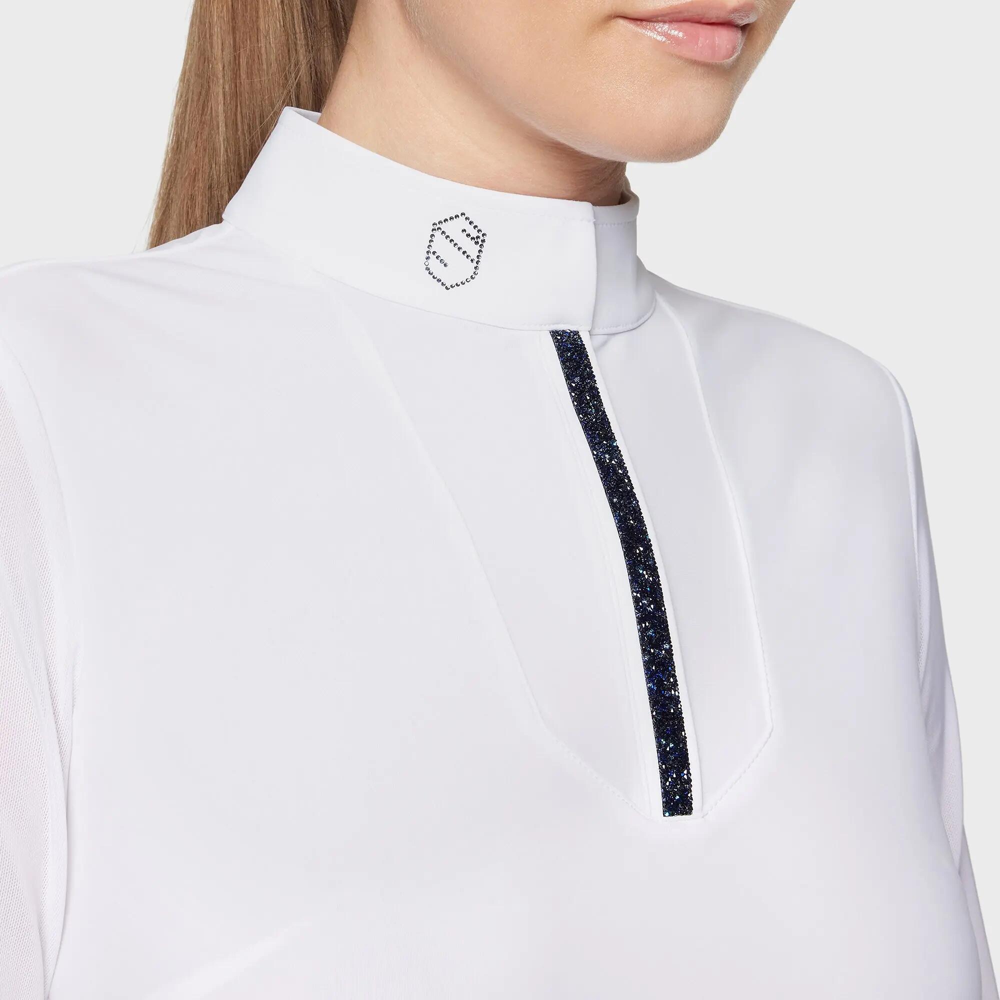 Samshield Wedstrijdshirt Faustine Premium Dames Wit - 3/7