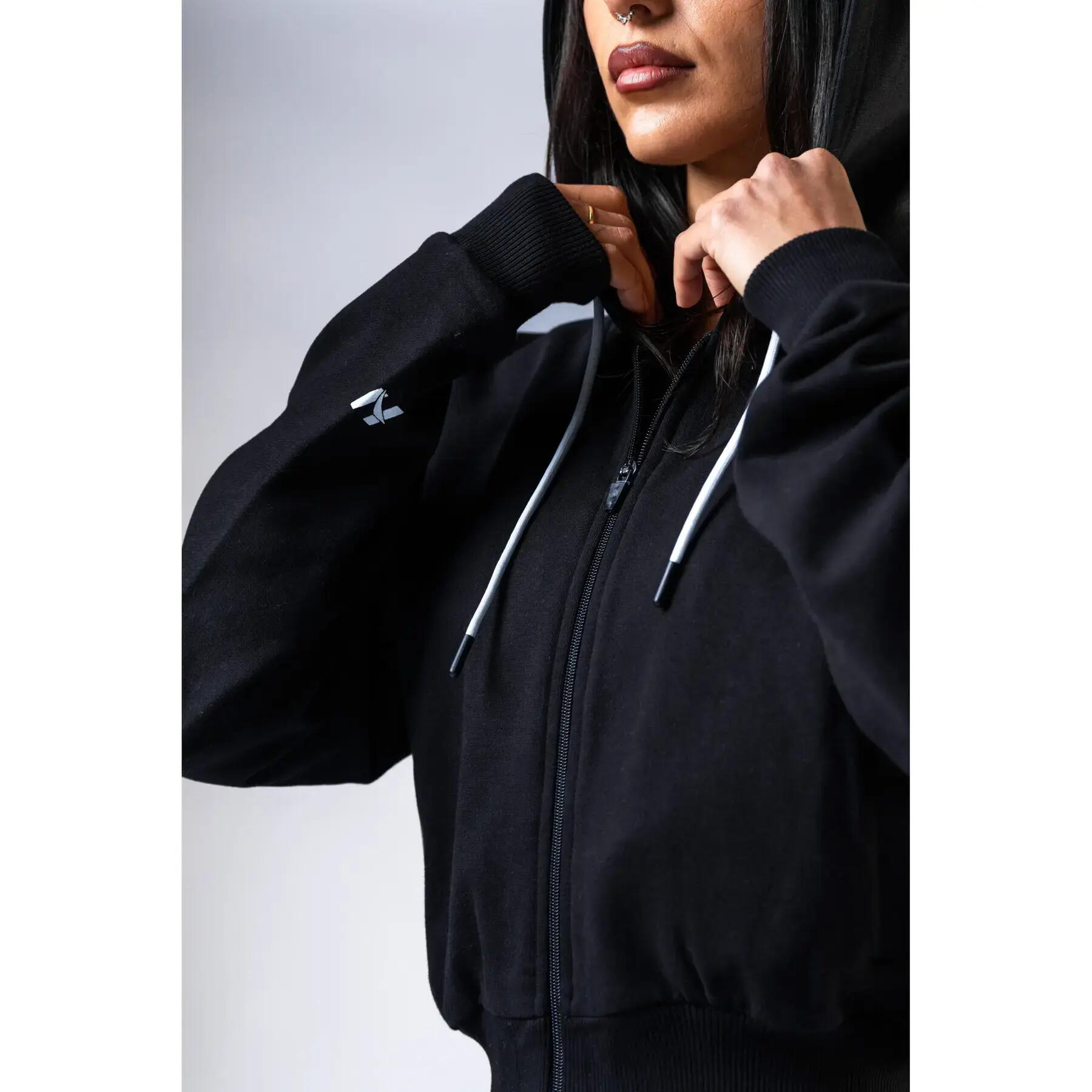 Sweatshirt à capuche zippé femme Nebbia Power 5/6