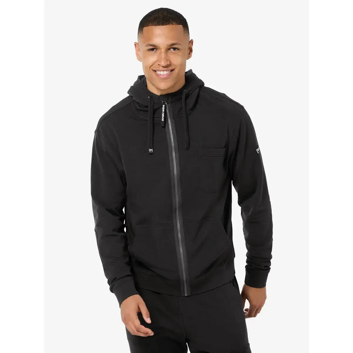 Sweatshirt à capuche full zip super.natural Solution DWR 2/5