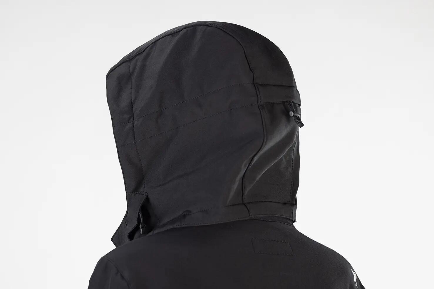 Giacca da equitazione con cappuccio staccabile ragazza HKM Softshell 7/7