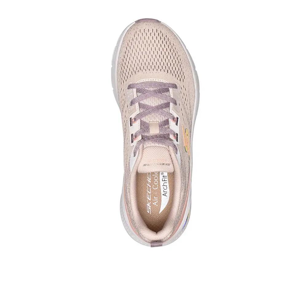 Zapatillas Skechers Mujer Arch Fit 3.0 Beige 3/4