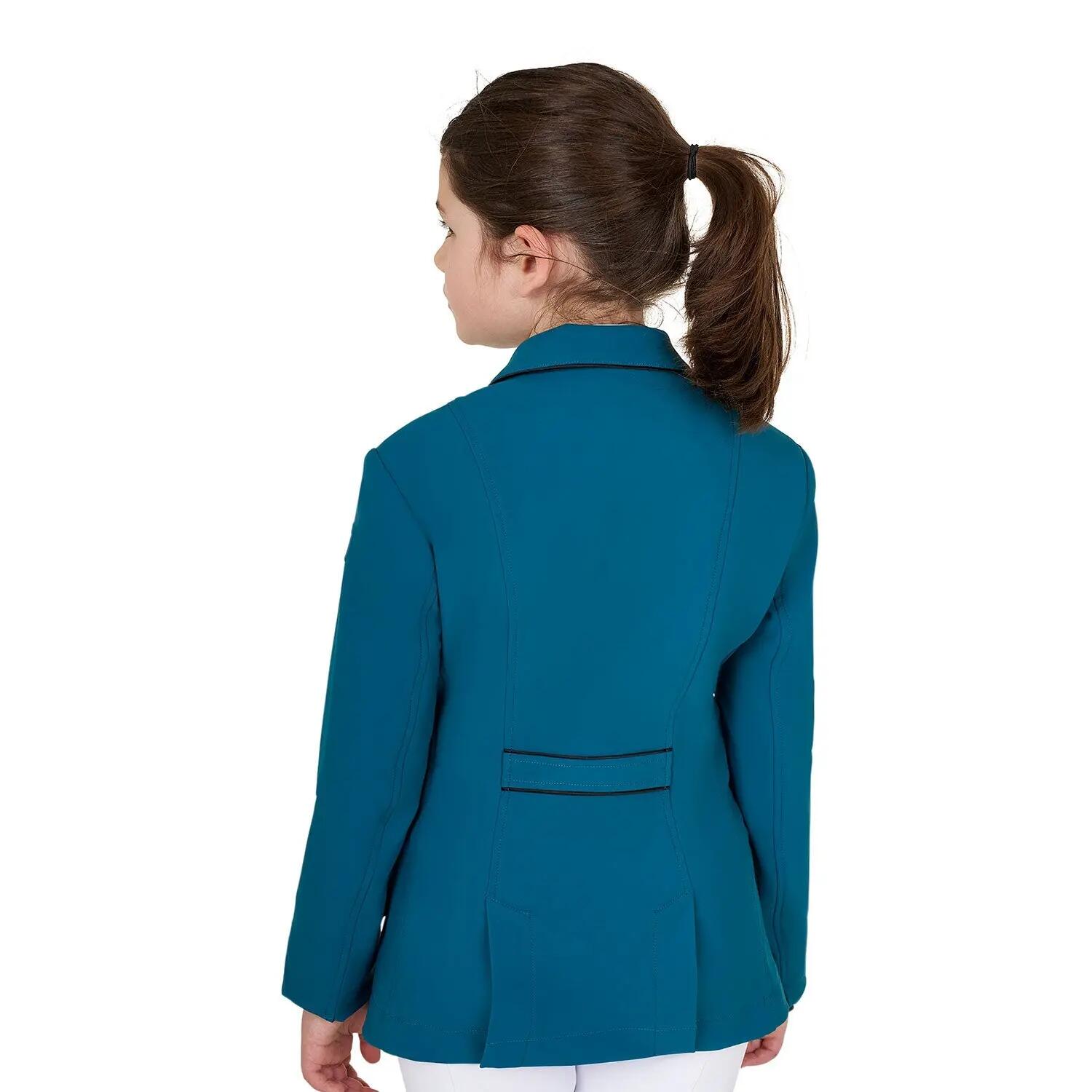 Equestro Wedstrijdjas Meisjes Blauw - 7/7