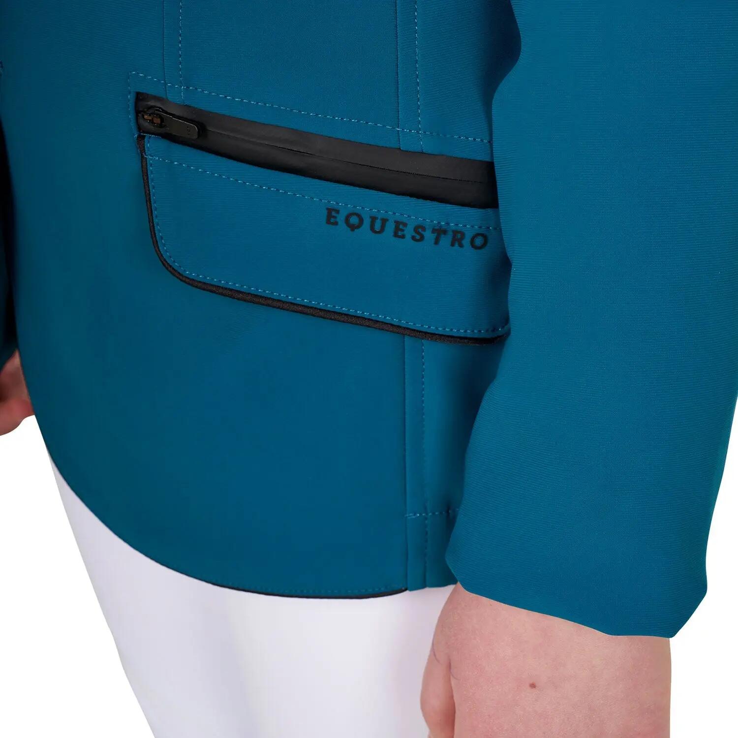Equestro Wedstrijdjas Meisjes Blauw - 6/7