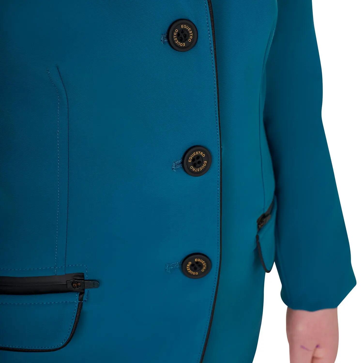 Equestro Wedstrijdjas Meisjes Blauw - 4/7