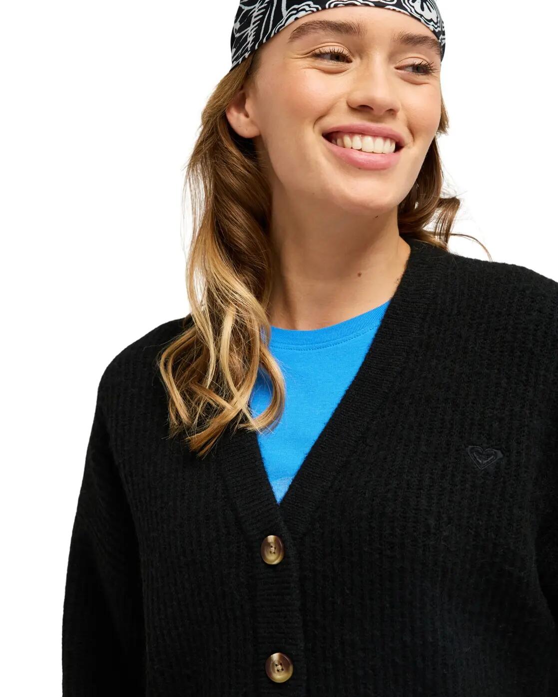 Gilet DEEP AS THE OCEAN Noir Femme 4/4