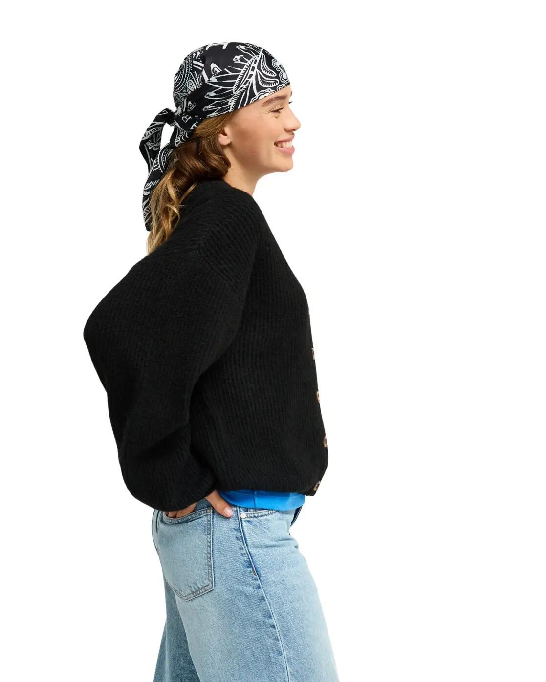 Gilet DEEP AS THE OCEAN Noir Femme 3/4