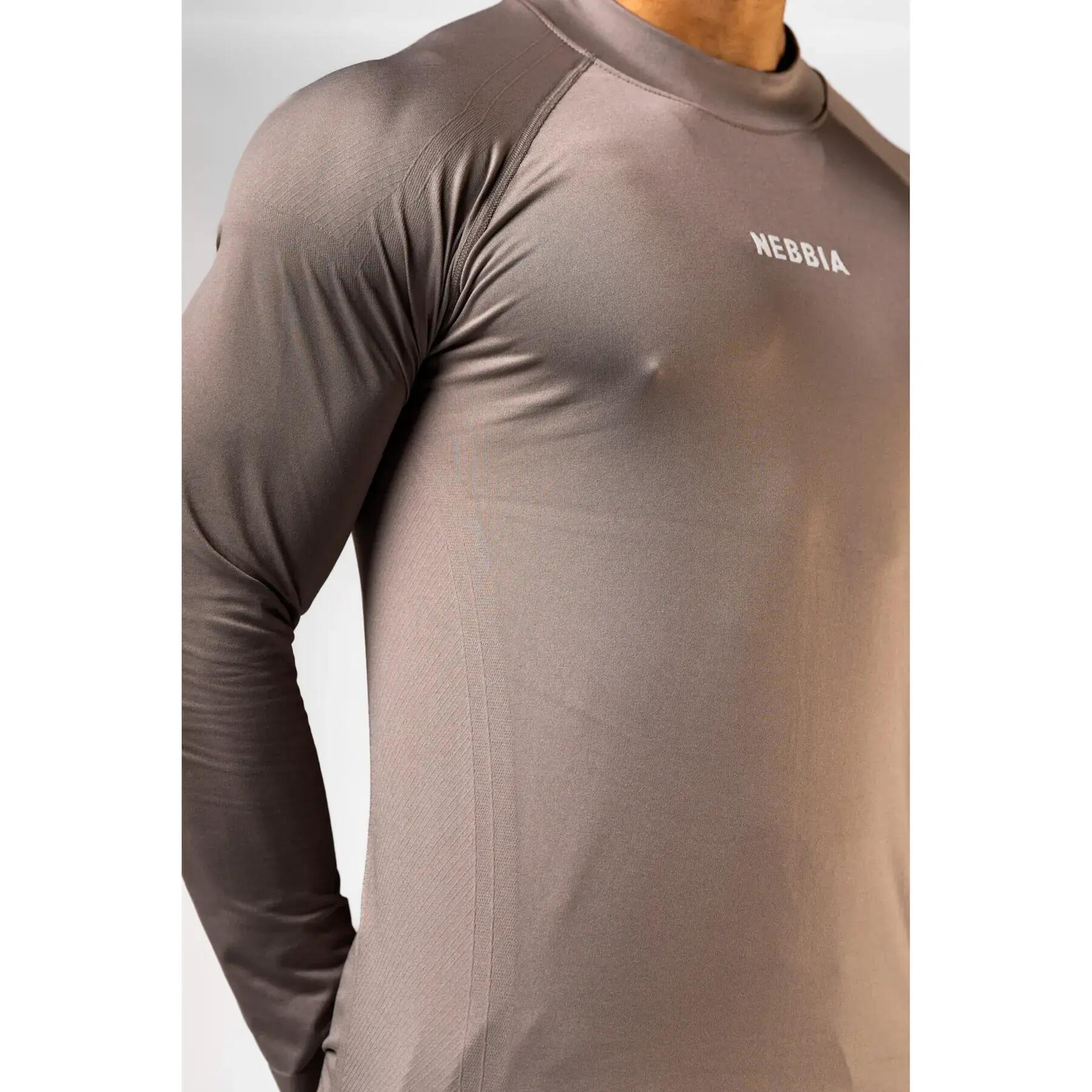 T-shirt manches longues Nebbia Power Seamless 3/4