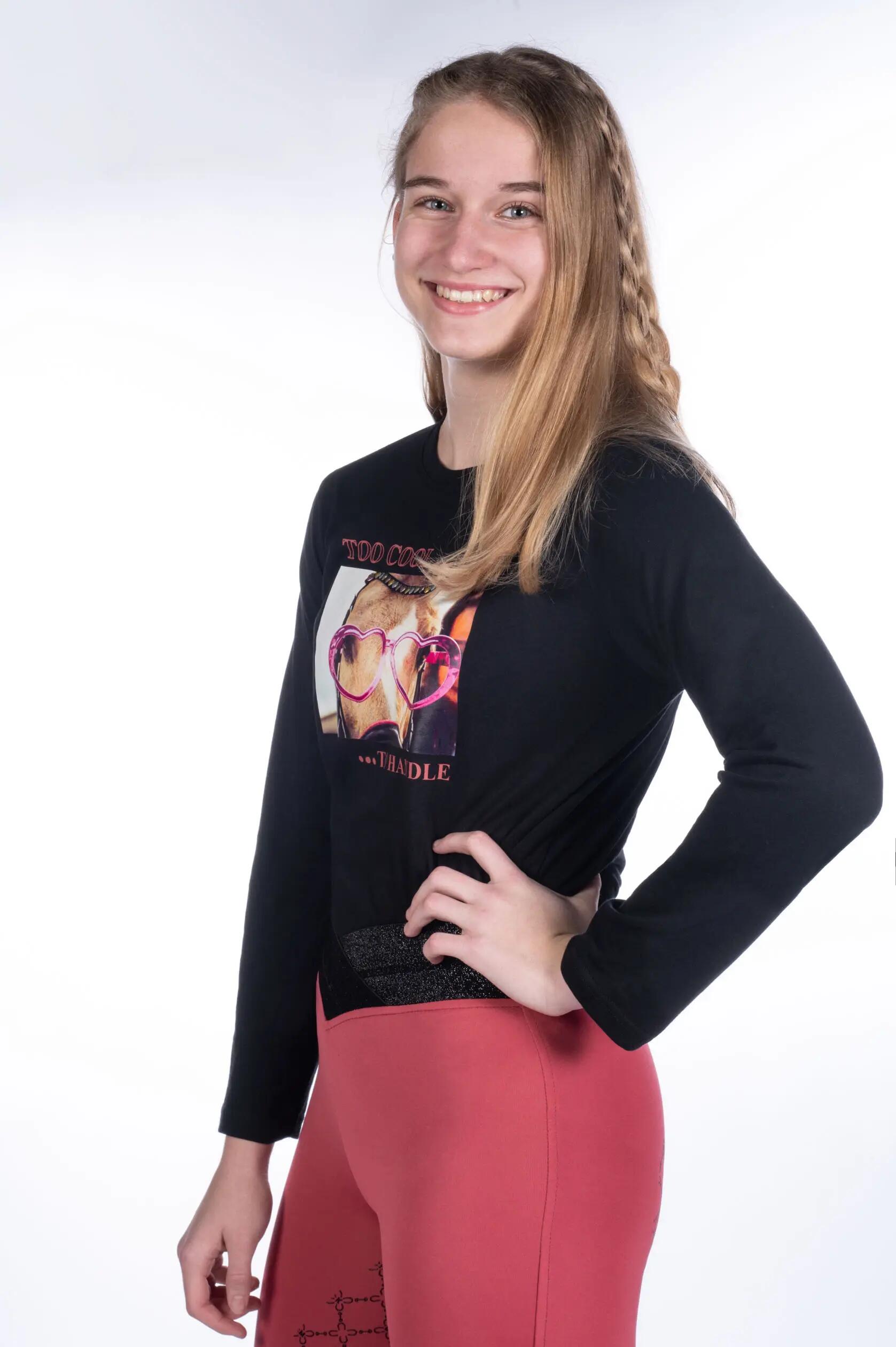T-shirt maniche lunghe bambina HKM Ruby Fun 7/7