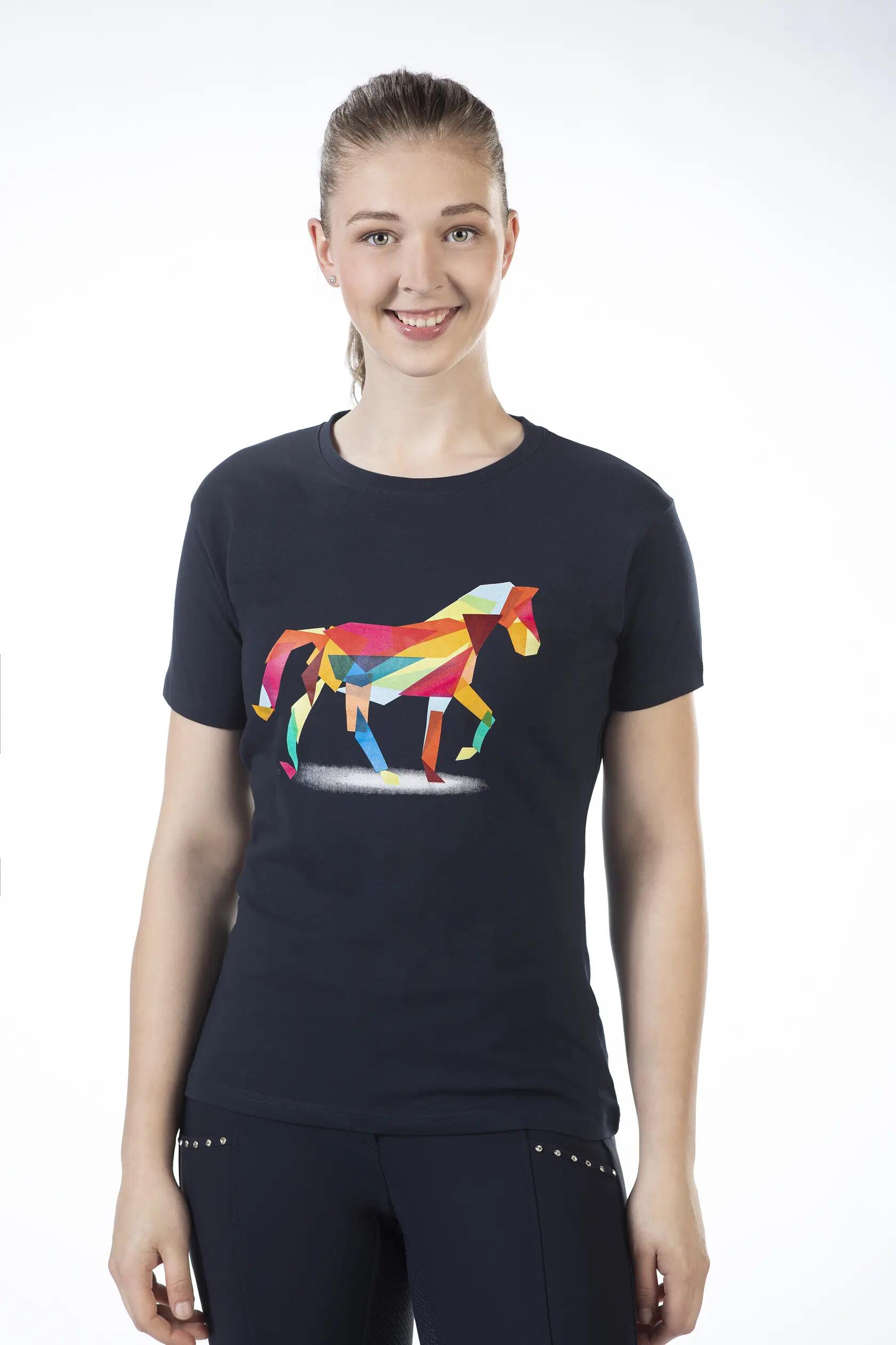 T-shirt damski HKM Colourful Horse 2/4
