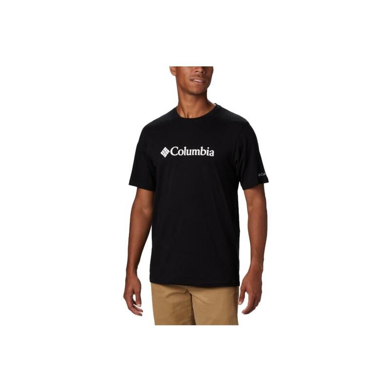 Camiseta de Manga Corta Hombre Columbia Negro