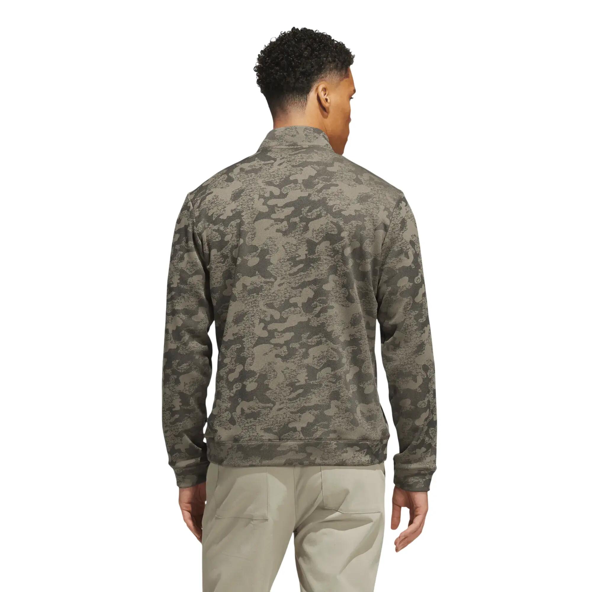 Adidas Ult Durable Water Repelent Quarter-Zip, felpa da uomo, mimetica 3/4