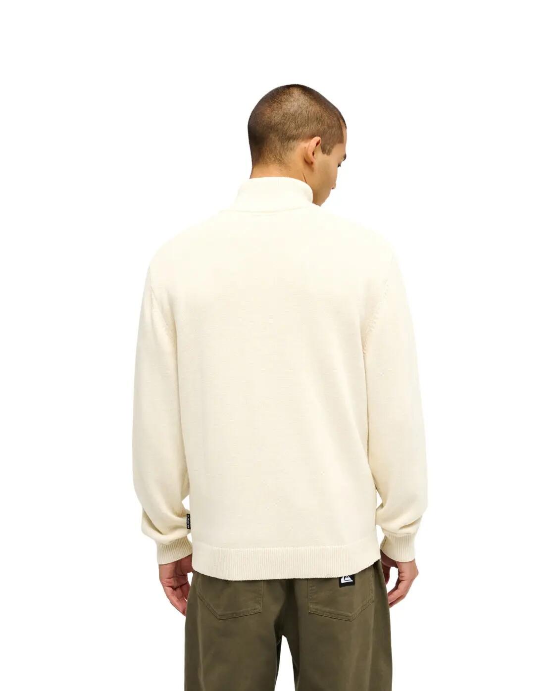 Half Zip trui SALT WATER 1/4 Beige Heren 2/4