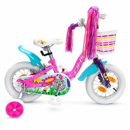 Bicicleta Copii DHS Summer - 12 Inch, Roz/Albastru