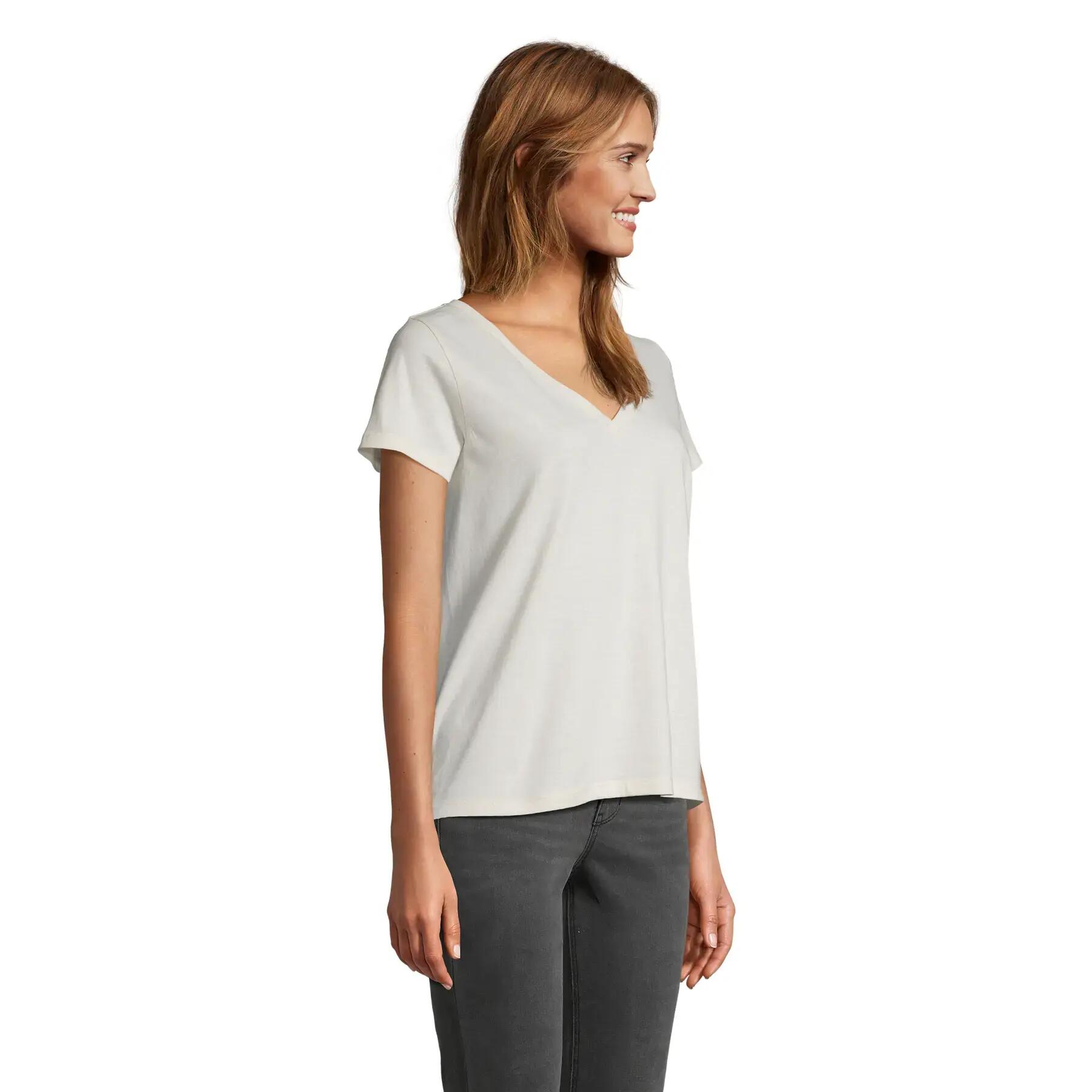 T-shirt da donna con scollo a V Sol's Regent 3/3
