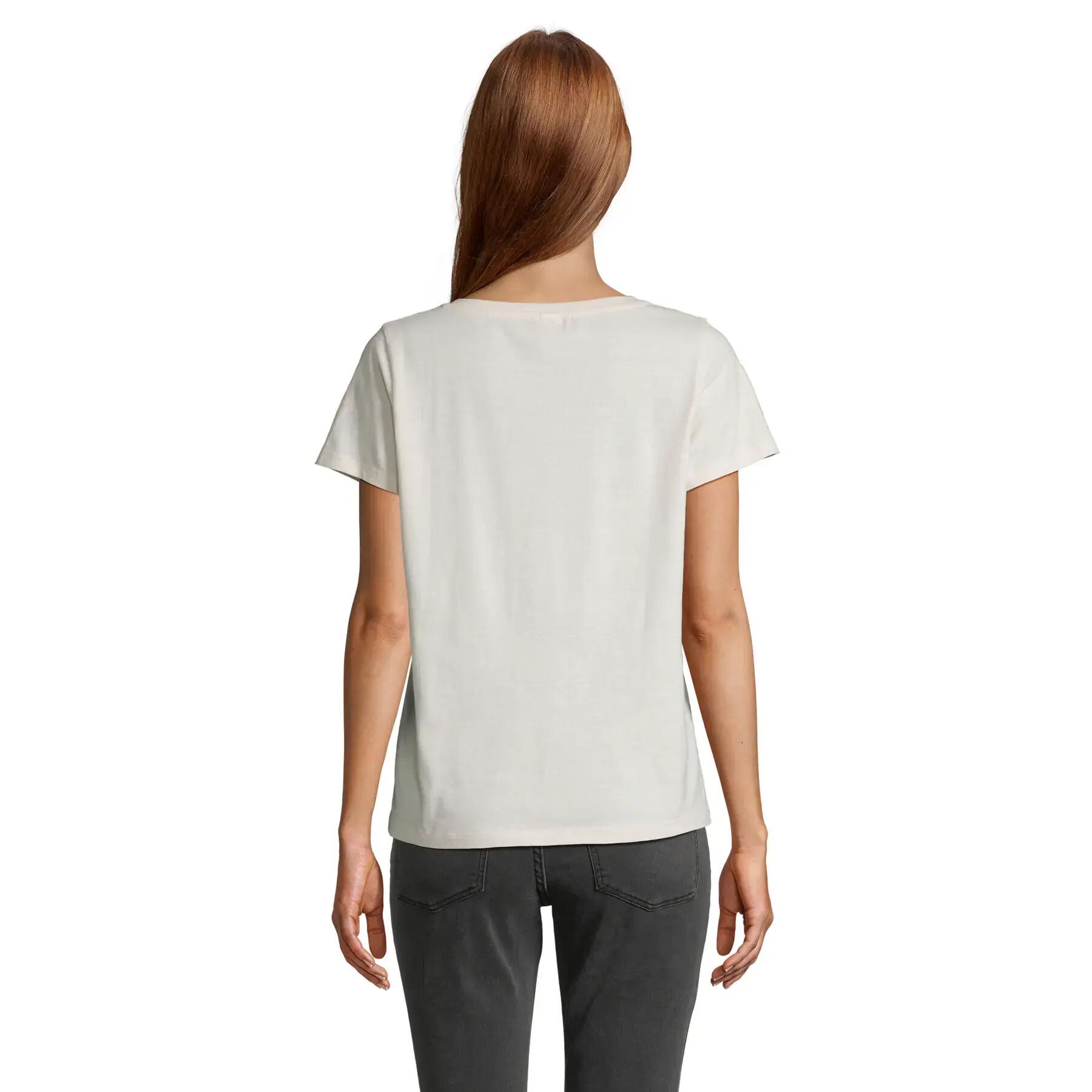T-shirt da donna con scollo a V Sol's Regent 2/3