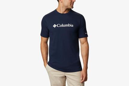T-shirt Columbia Modèle Csc Basic Logo Short Slee Couleur Bleu