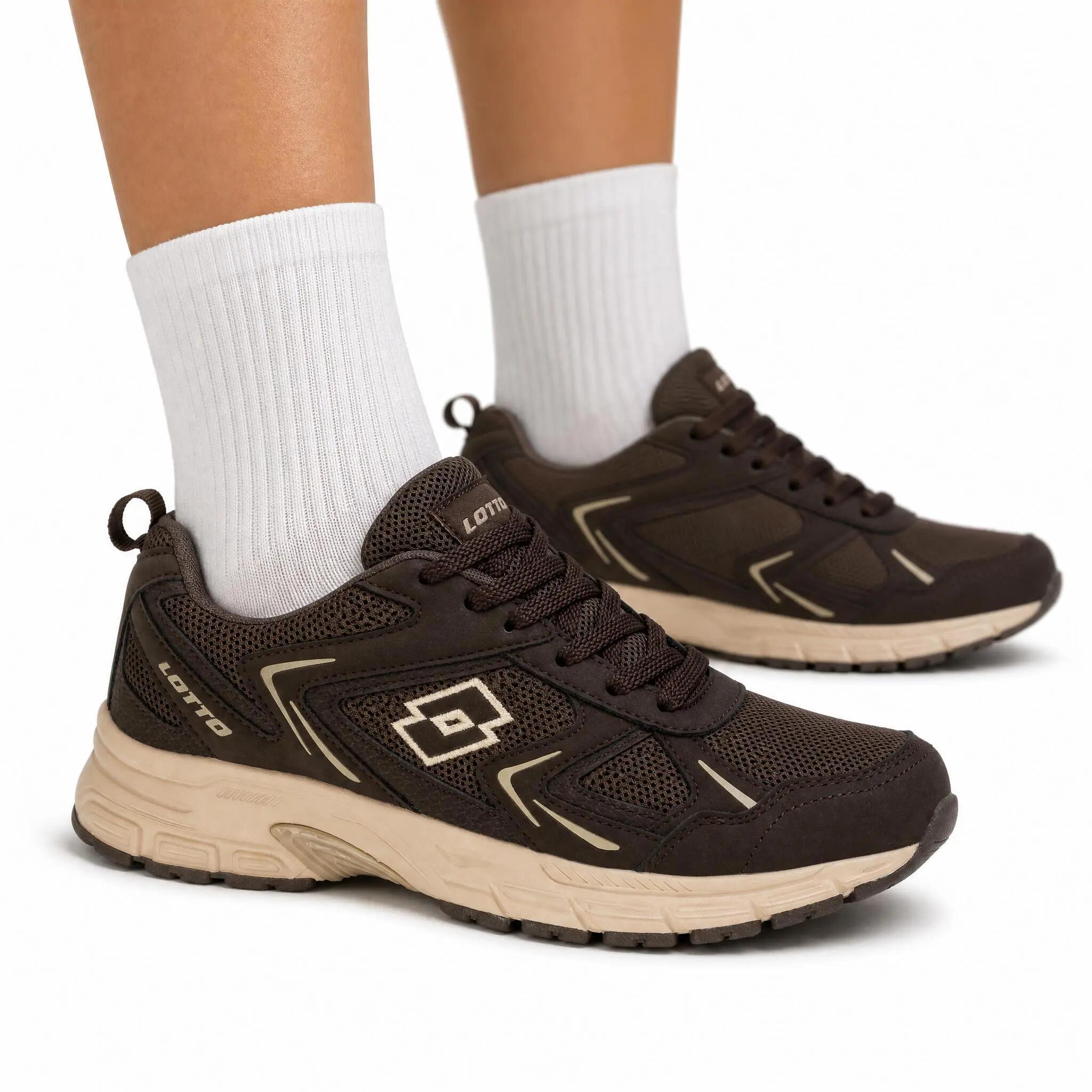 Lotto Unisex KITAURA II Sneaker 2402110U 7977 Schuh Y2K Design Dunkelbraun 6/6
