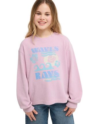 T-shirt manches longues EASTSIDE MIDWEIGHT Rose Fille