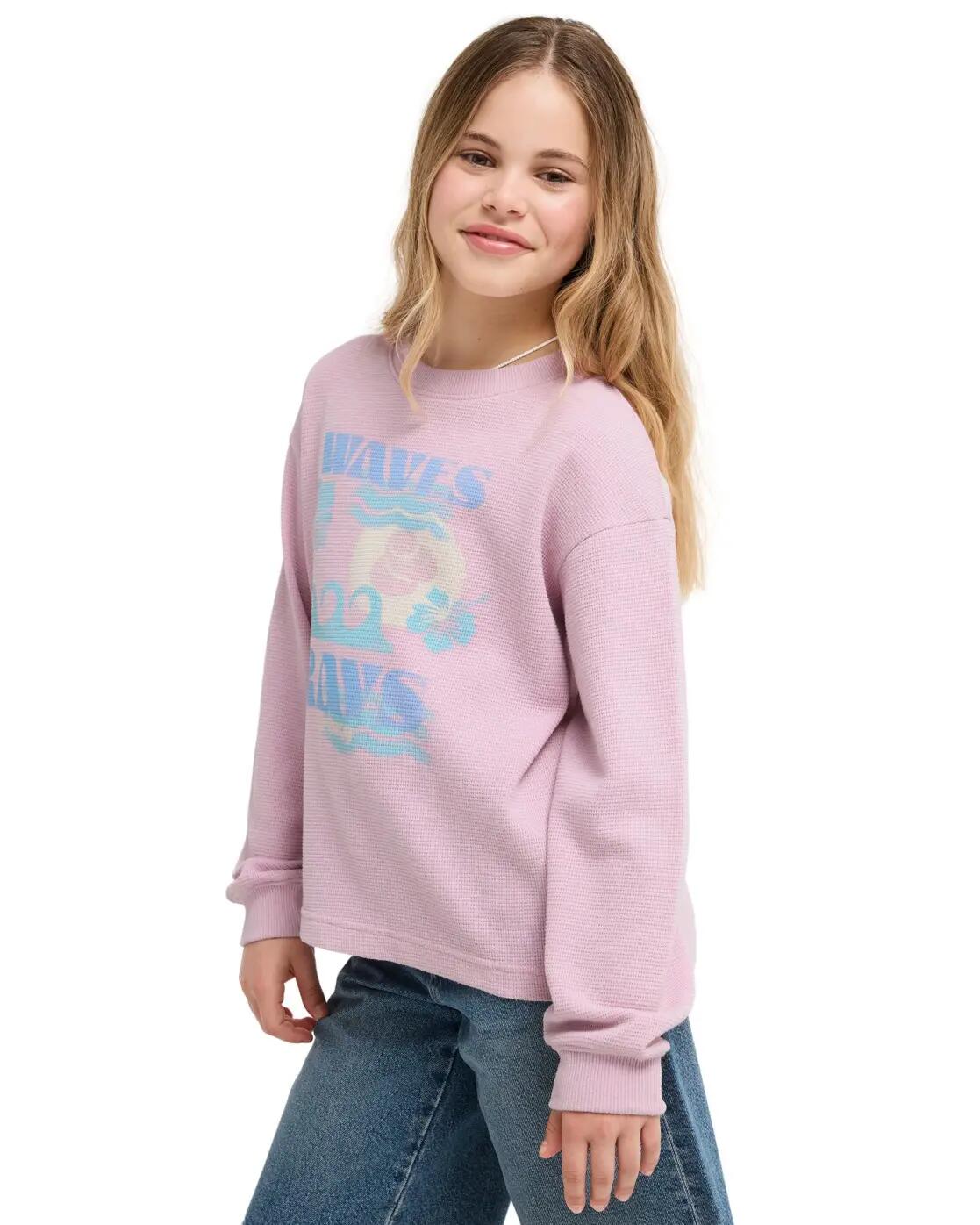 Longsleeve EASTSIDE MIDWEIGHT Rosa Meisjes 4-16 3/4