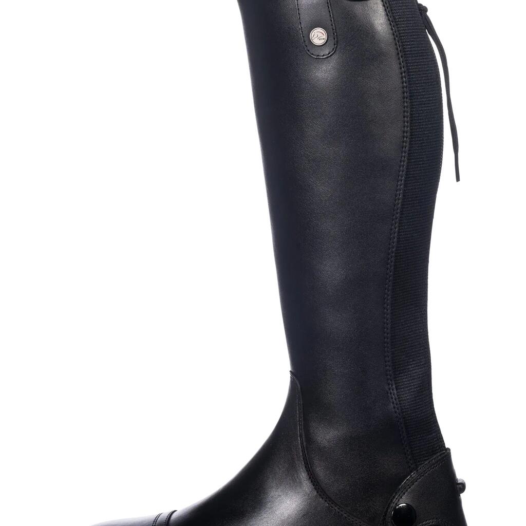 Girl's leather riding boots HKM Julie Standard Length/Narrow
